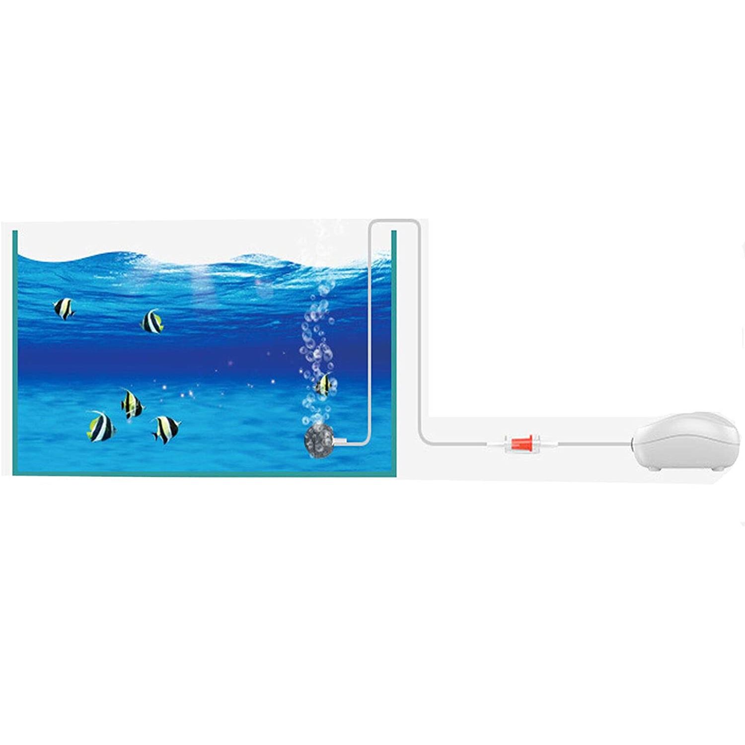 Aquarium Check Valve, One Way Non Return Valve for Aquarium Air Pump, Check Valv