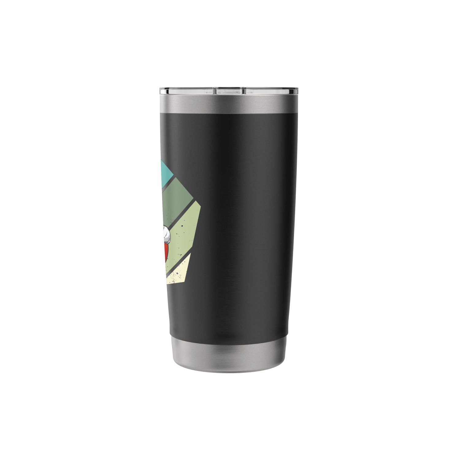 Grey Cat Heart Cat toy Heart Valentine's Day Cat Lover Stainless Steel Insulated Tumbler