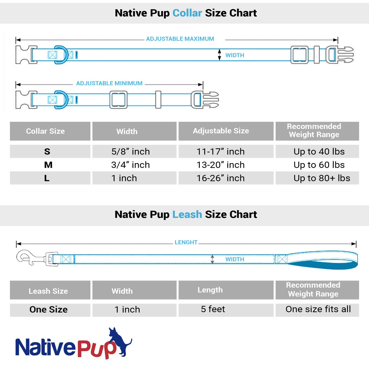 Native Pup Christmas Dog Collar (Medium, Santa & Reindeer)