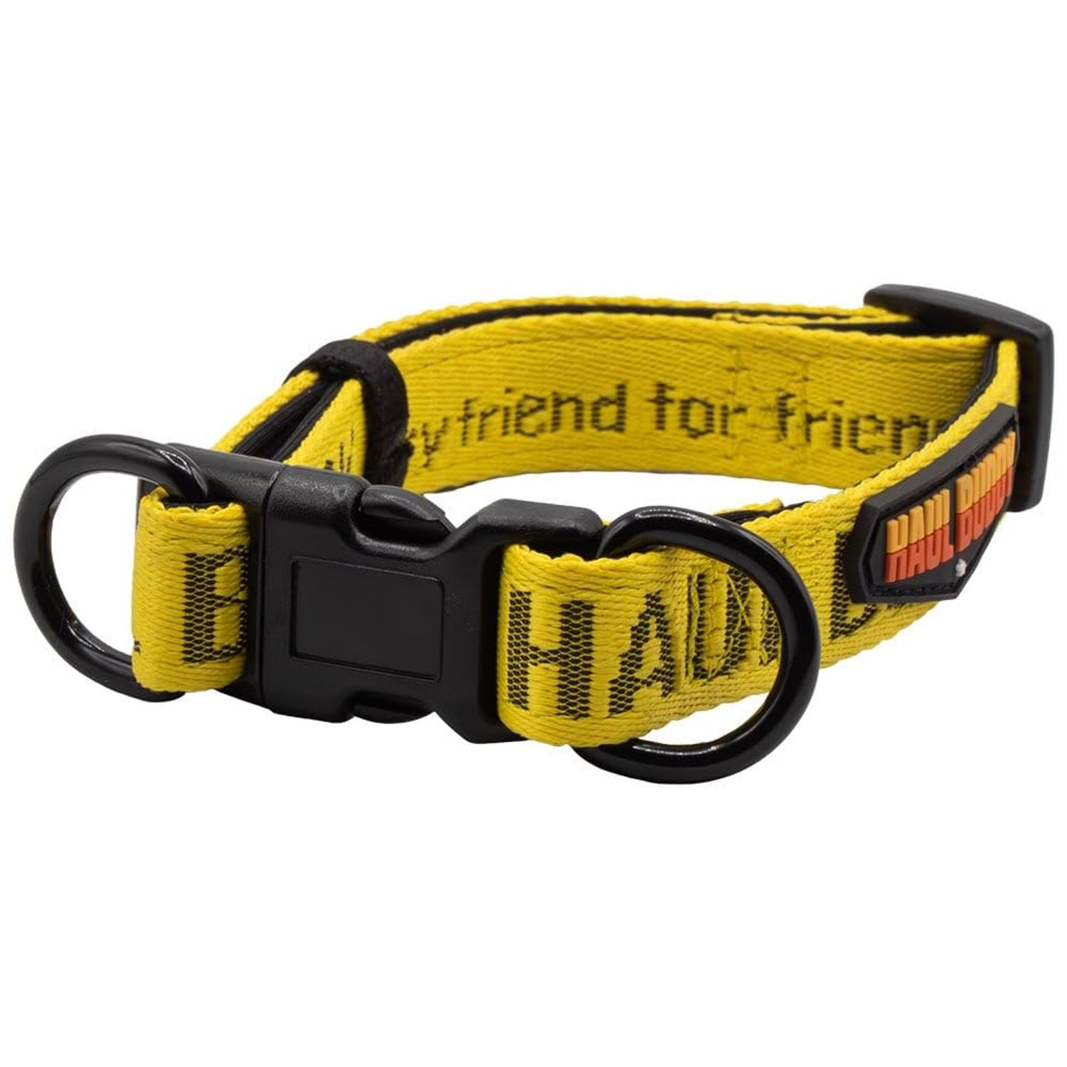 Mytee Products Small Breed Adjustable Dog Collar, Nylon Car Seat Belt Harness, and Poop Bag Holder Set for Male Female Dogs - Neoprene Padded Collar, Leak-Proof Waste Bag Dispenser