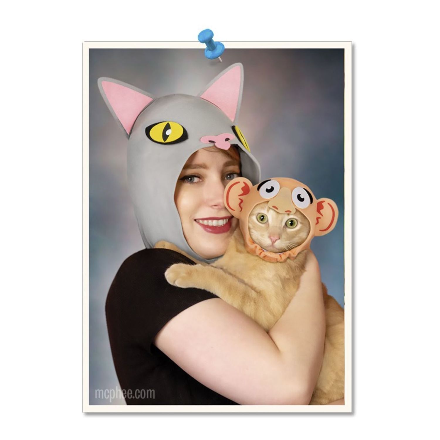 Kitty Cat Costume Kit (Owner & Pet Role Reversal) Funny GaG - Archie McPhee
