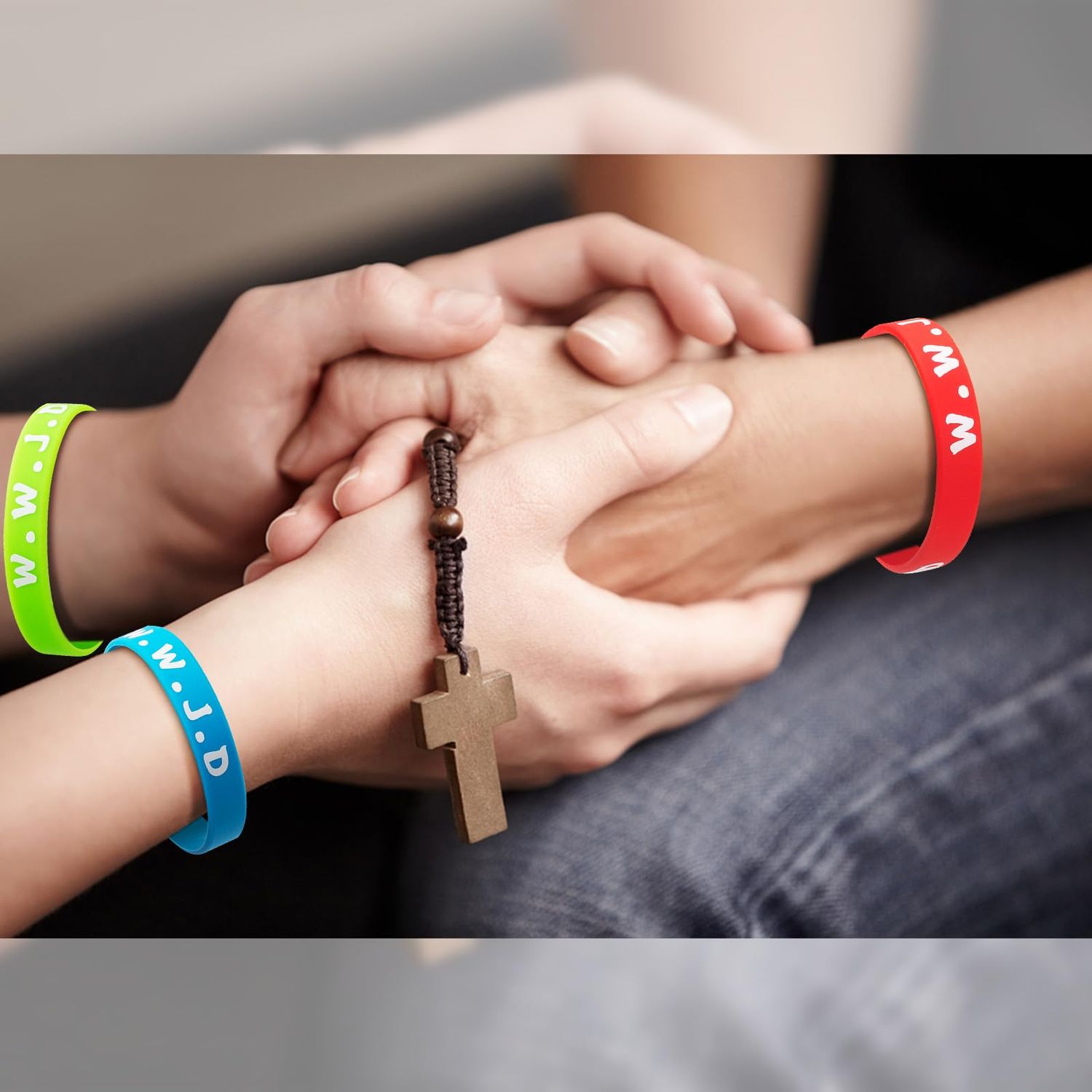 36Pcs WWJD Rubber Bracelets Colorful What Would Jesus Do Silicone Wristbands for Men Women Party Favors Christian Jesus wwjd Inspirational Bracelet Motivational Bracelet Christmas Gifts Church