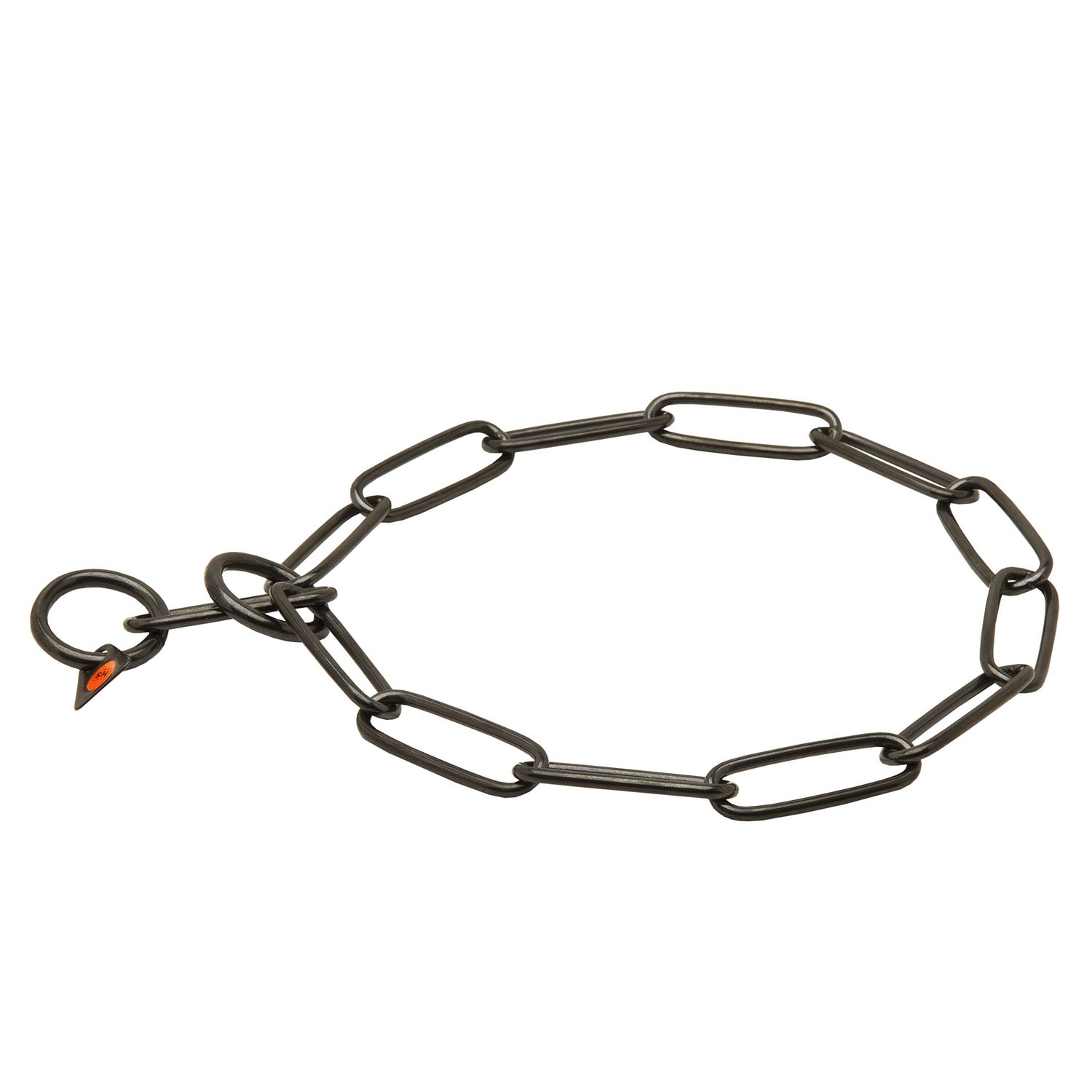 Herm Sprenger Black Stainless Steel Chain Collar for Bernese Mountain with Long Links - 3 mm x 20 Inches