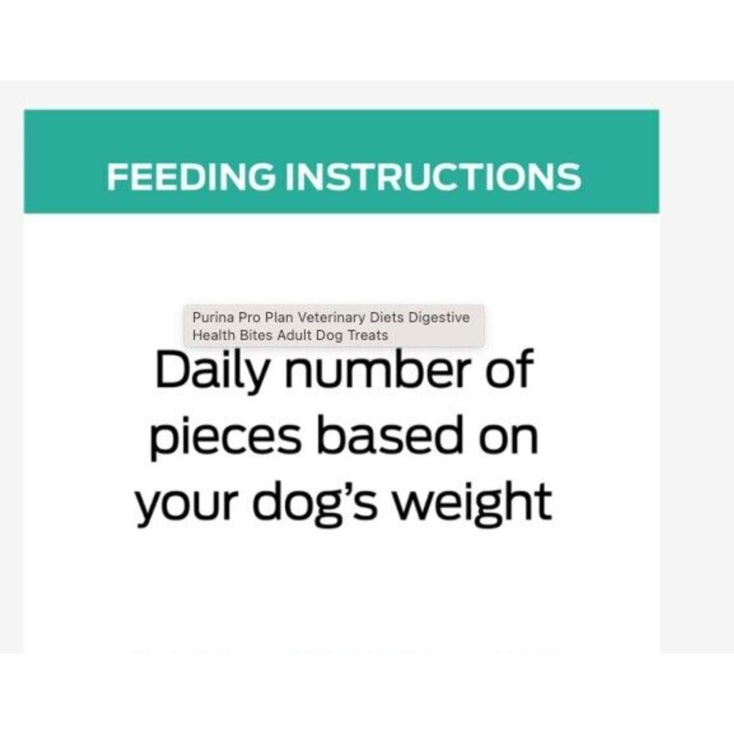 Purina Pro Plan Veterinary Diets Digestive Health Bites Dog Treats 16 oz. Pouch