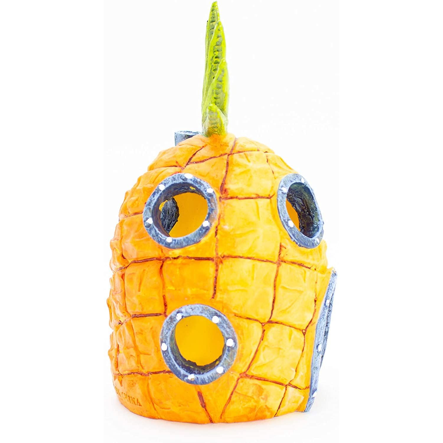 Penn-Plax (SBR10EO Spongebob Squarepants Officially Licensed Aquarium Ornament – Spongebob’s Pineapple House – Medium