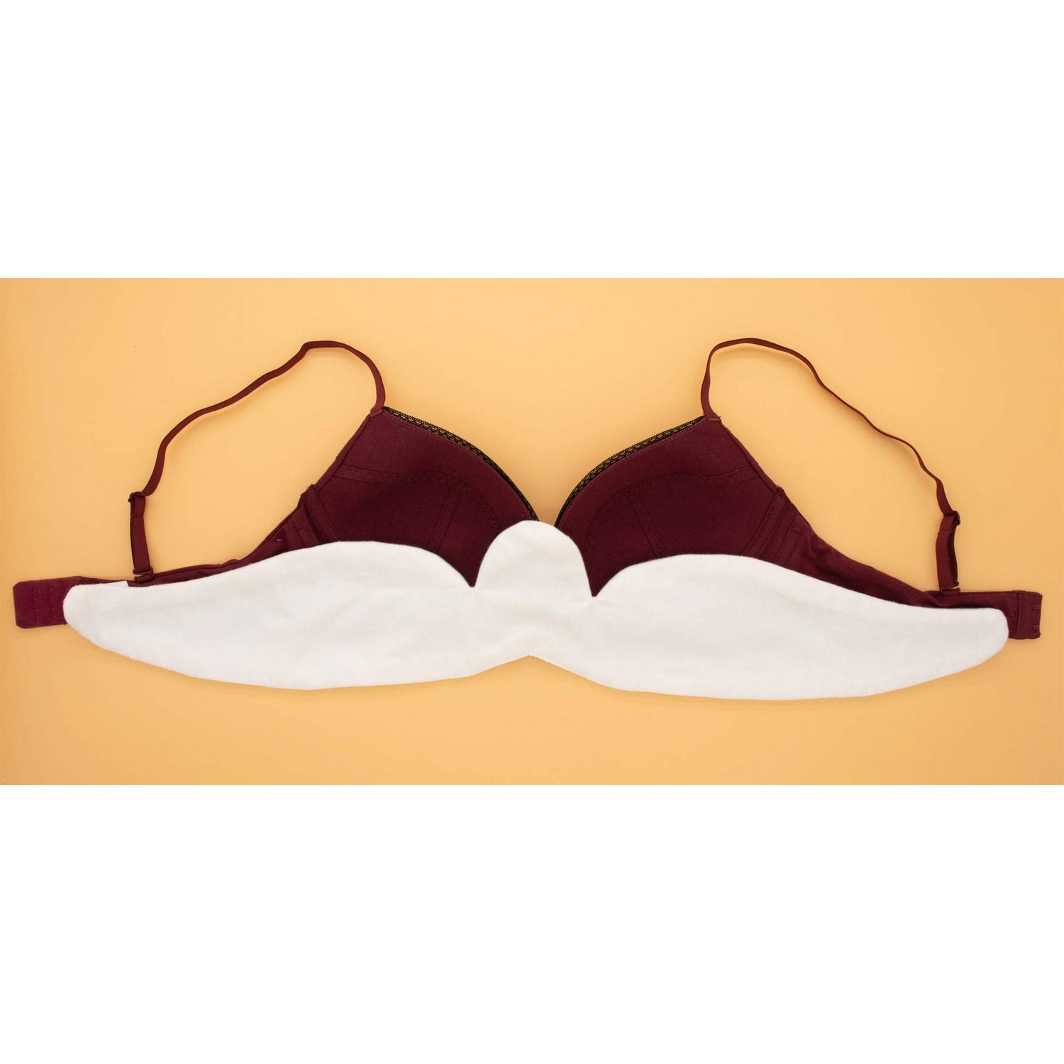 Brushed Cotton on Both Sides - Bra Liners for Sweating Rash Boob Sweat Liner Cotton Pads – 3PCS