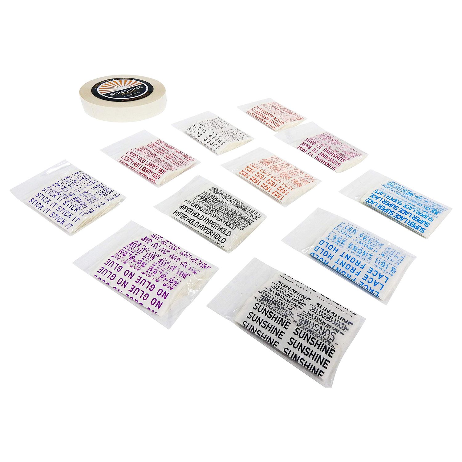 Sunshine Tape Liberty Red Liner Wig Tape 36 Pieces