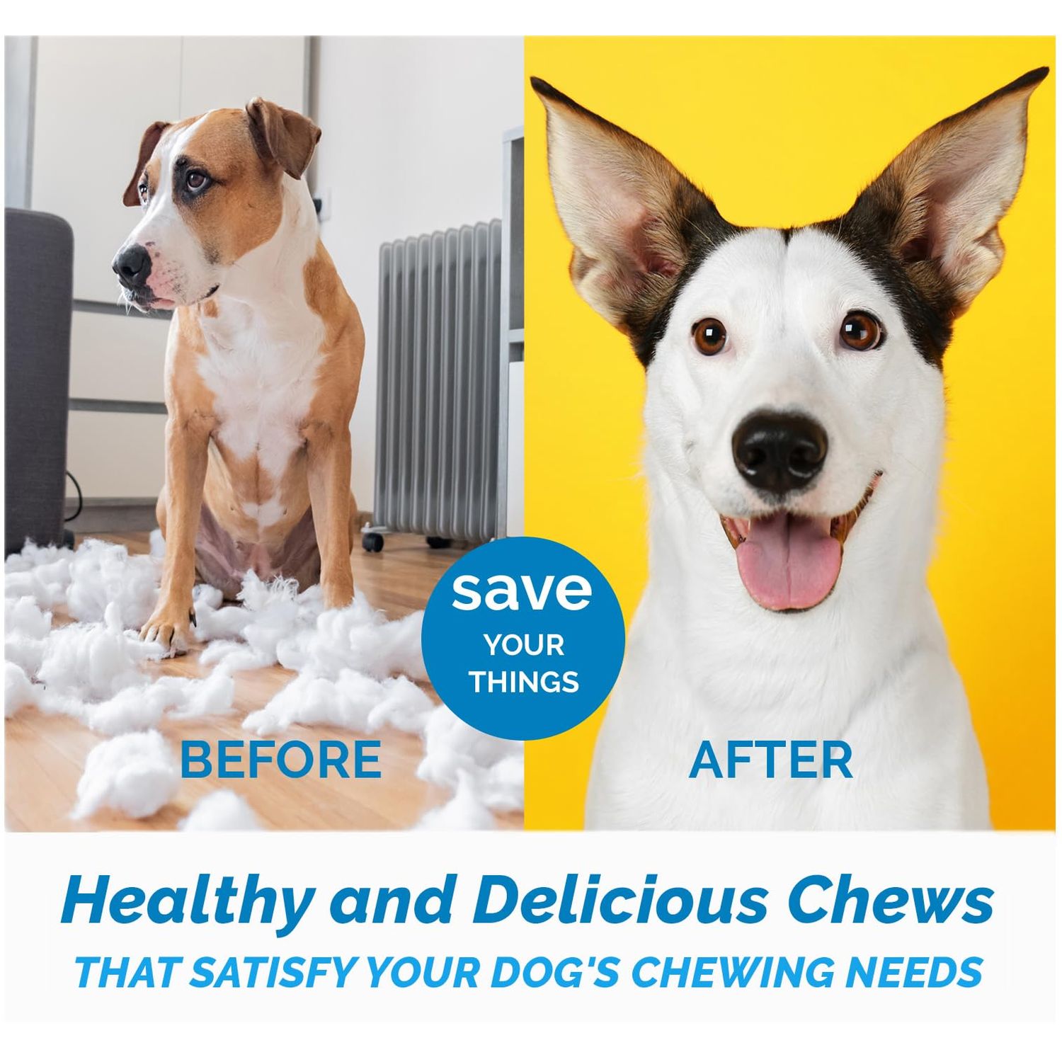 123 Treats | Hooves for Dogs (25 Count) | 100% Natural Long-Lasting Beef Dog Treats Made from Beef Hoof | from Free Range, Grass Fed Cattle with NO Additives, Coloring or Chemicals.