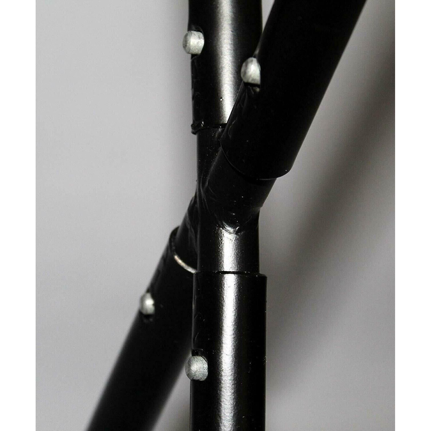 Black & White Cowhide Hair Leather Butterfly Chair Lounge Accent Relax Arm Chair
