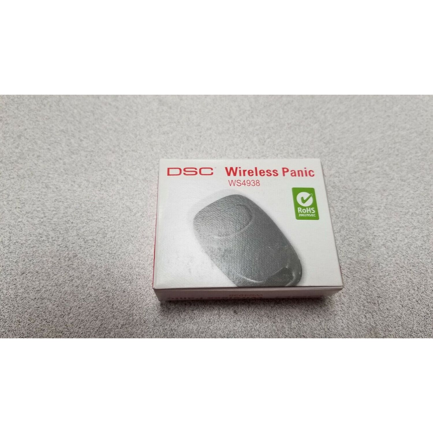 DSC WS4938 Single Button Wireless Panic Remote with Neck Strap & Clip NEW