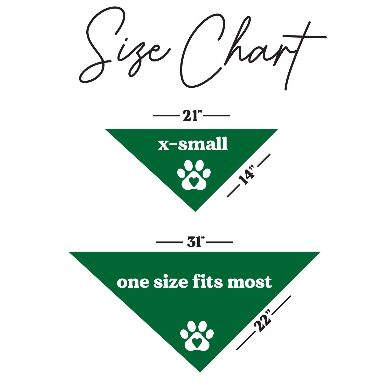 Mental Health Matters Dog Bandana (Green, OS 805)