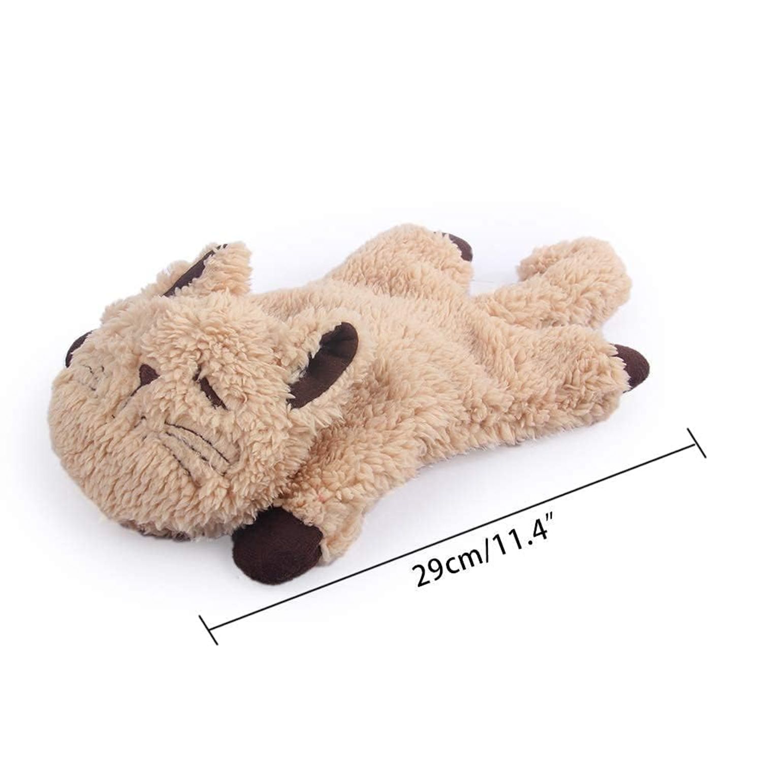 ALL FOR PAWS Cat Toys for Indoor Cats, Purring Cat, Catnip Toys, Cat Plush Toy, Cat Pillow, Anxiety Toys, Kitten Toys, Pet Toy
