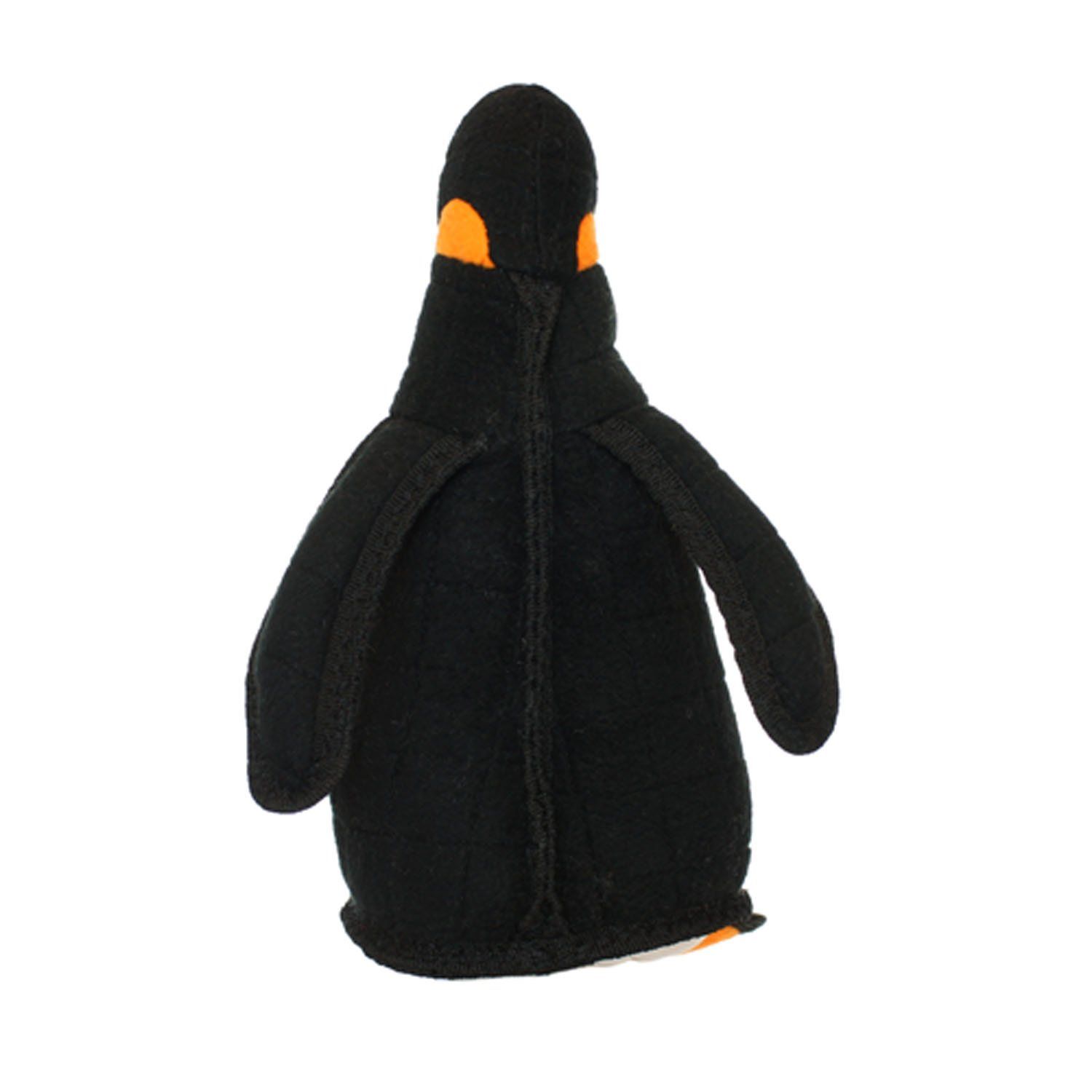 TUFFY - World's Tuffest Soft Dog Toy - Zoo Penguin - Squeakers - Multiple Layers. Made Durable, Strong & Tough. Interactive Play (Tug, Toss & Fetch). Machine Washable & Floats. (Regular)