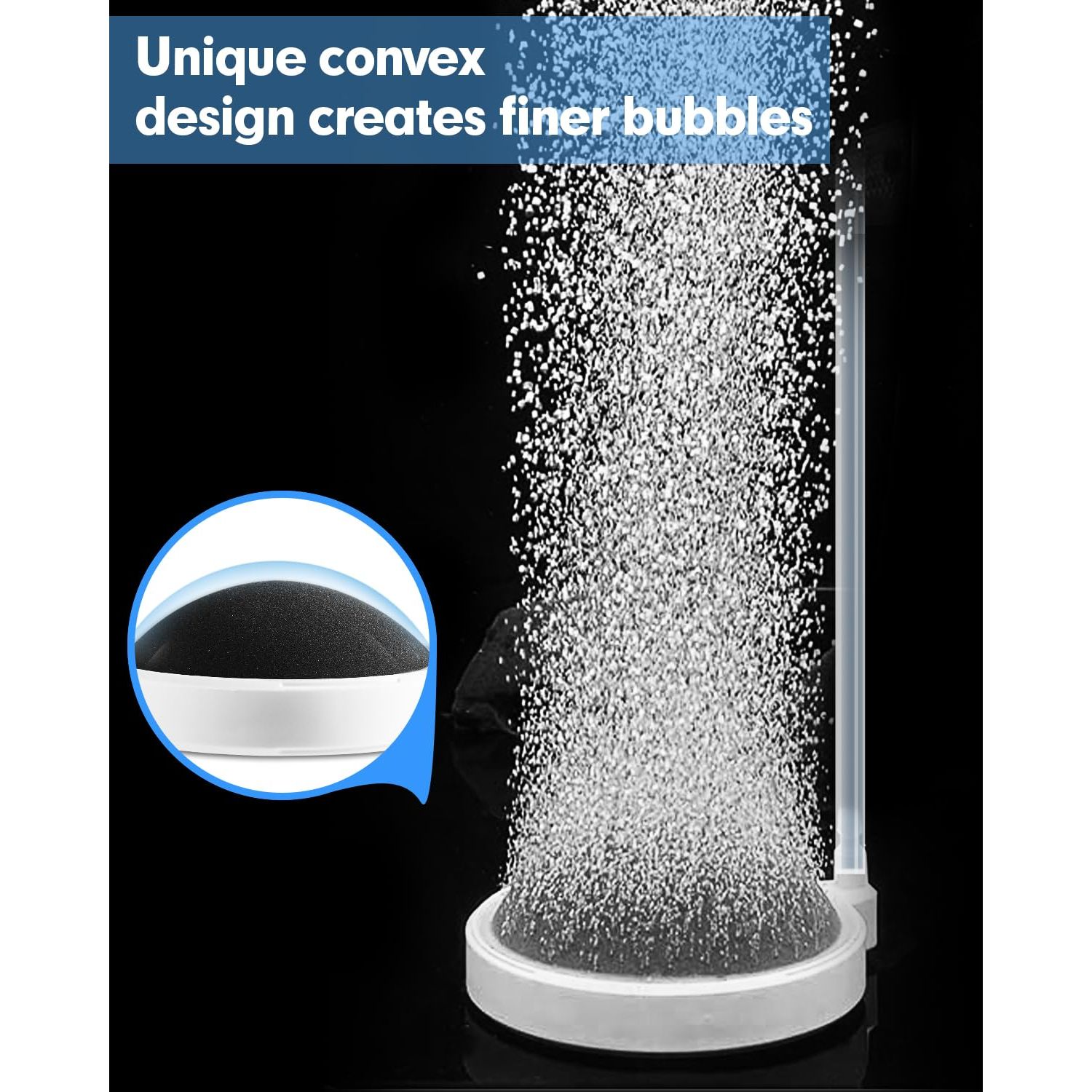 BLOTFISH Air Stone for Aquarium Fish Tank Bubbler, 3.2 Inch Nano Air Bubble Stone Aerator Accessories Bubbler for Fish Tank Air Pump Hydroponics