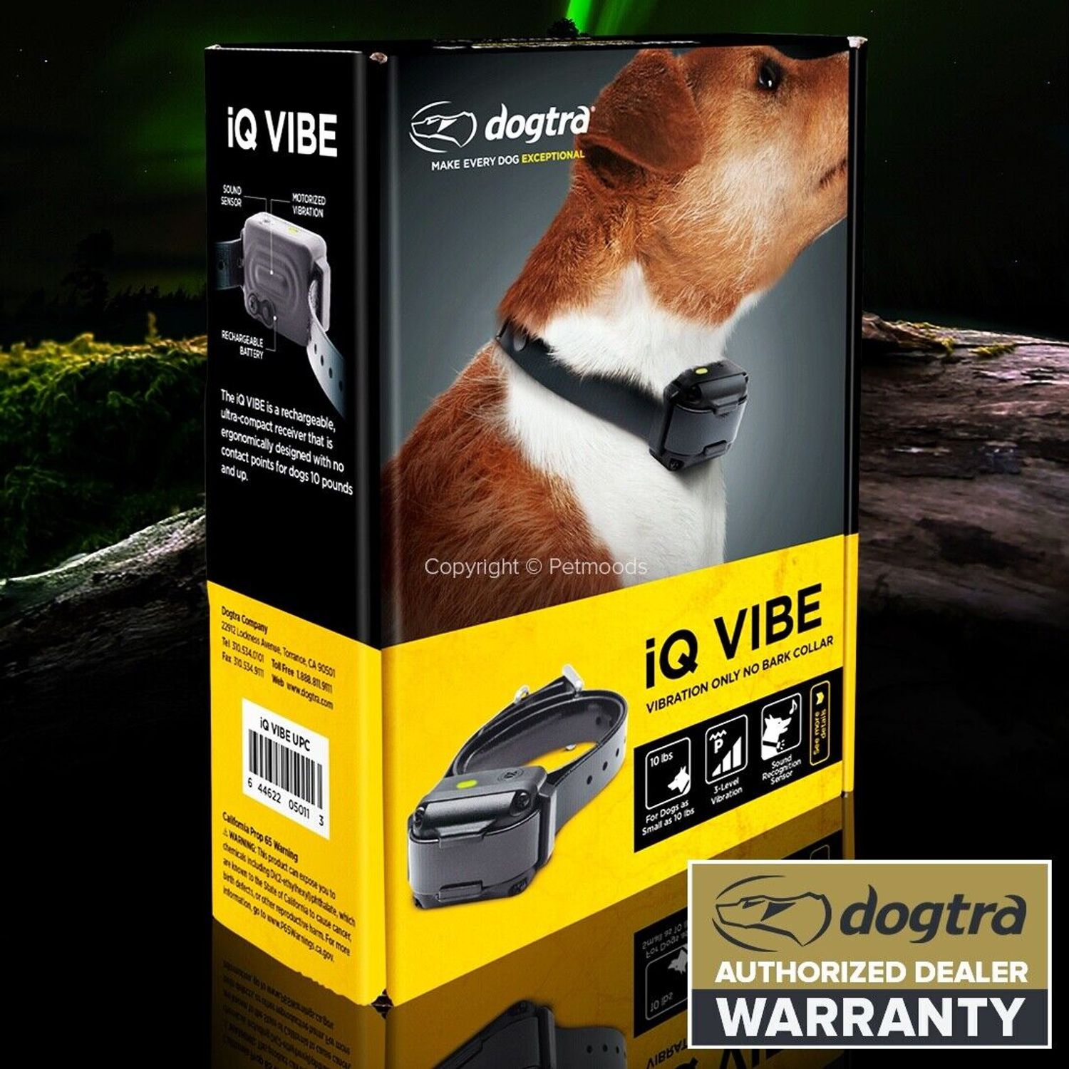Dogtra iQ Vibe Vibration Only No Bark Dog Collar Rechargeable Waterproof