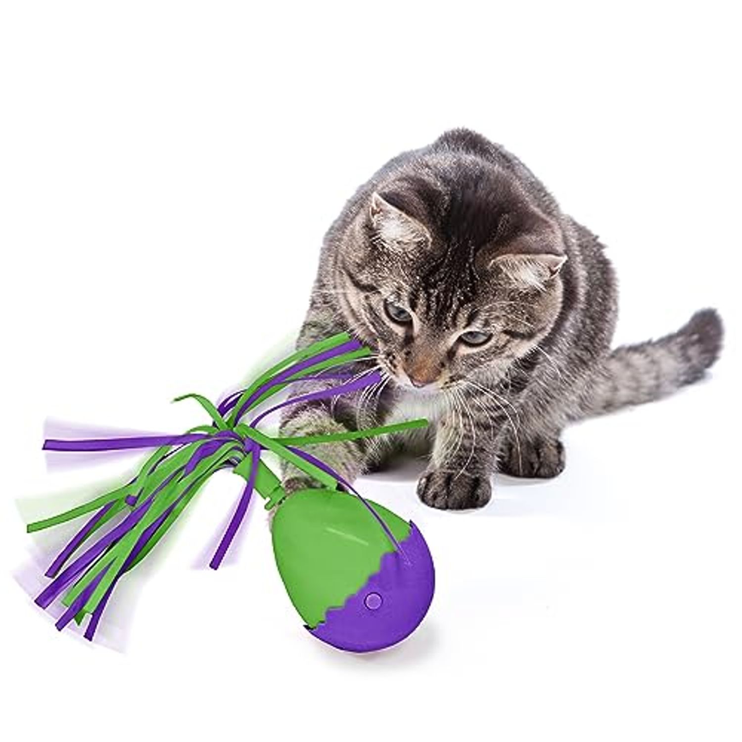 RUFFIN' IT Tilt 'n Twirl Kitty Swat Electric Spinning Cat Toy