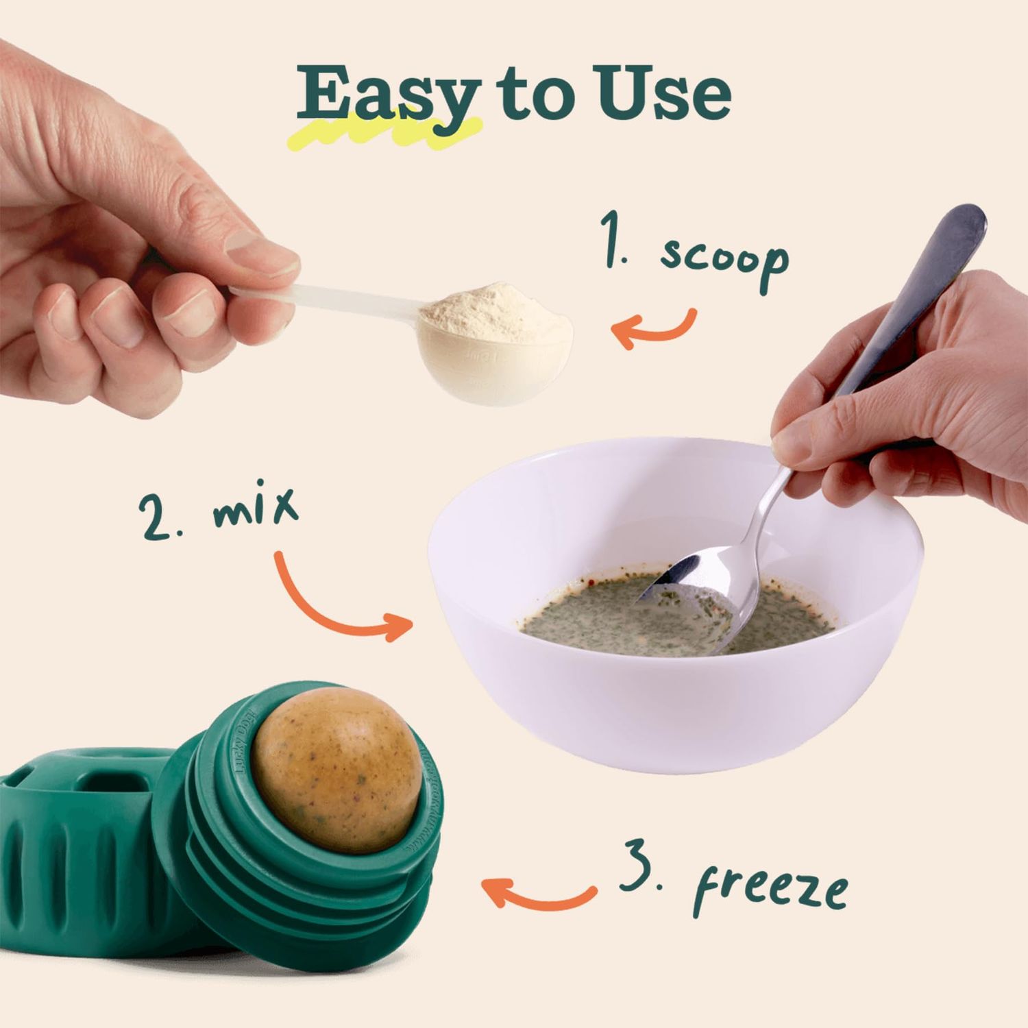 WOOF Dog Treat Mix - Easy-to-Make DIY Pupsicle Refills - Tasty, Healthy Dog Treats - Wholesome Ingredients - Long-Lasting Treats for Dogs - Bacon and Cheese Mix