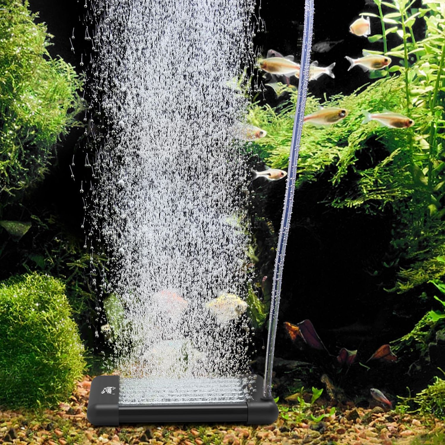 hygger Non-Clogging Fish Tank Bubbler, Aquarium Air Stone with Special EVA Material, Air Bubbler for Nano Air Pump Fish Tank Small Bucket and Hydroponics
