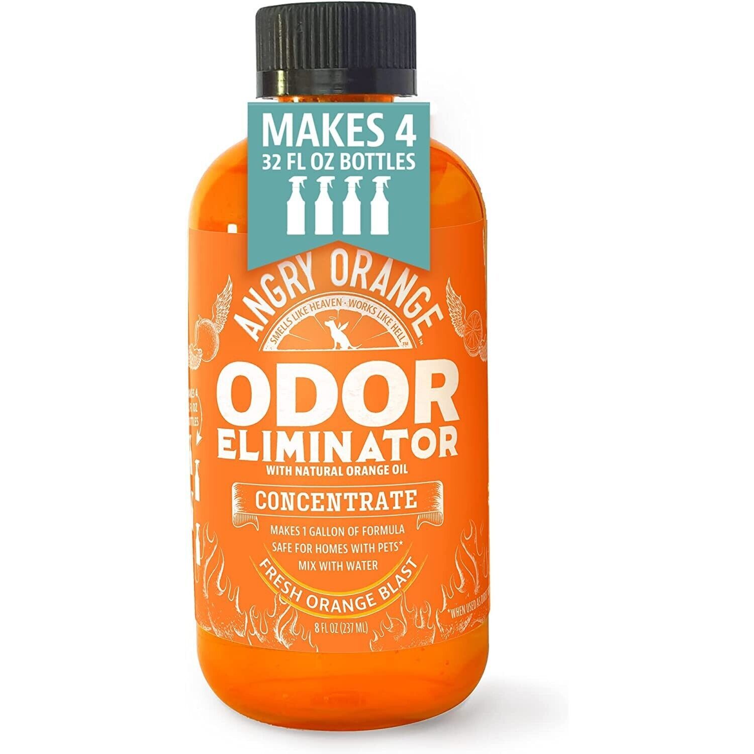 Pet Odor Eliminator for Home- 8oz Dog and Cat Pee Smell Remover for Carpet & Car