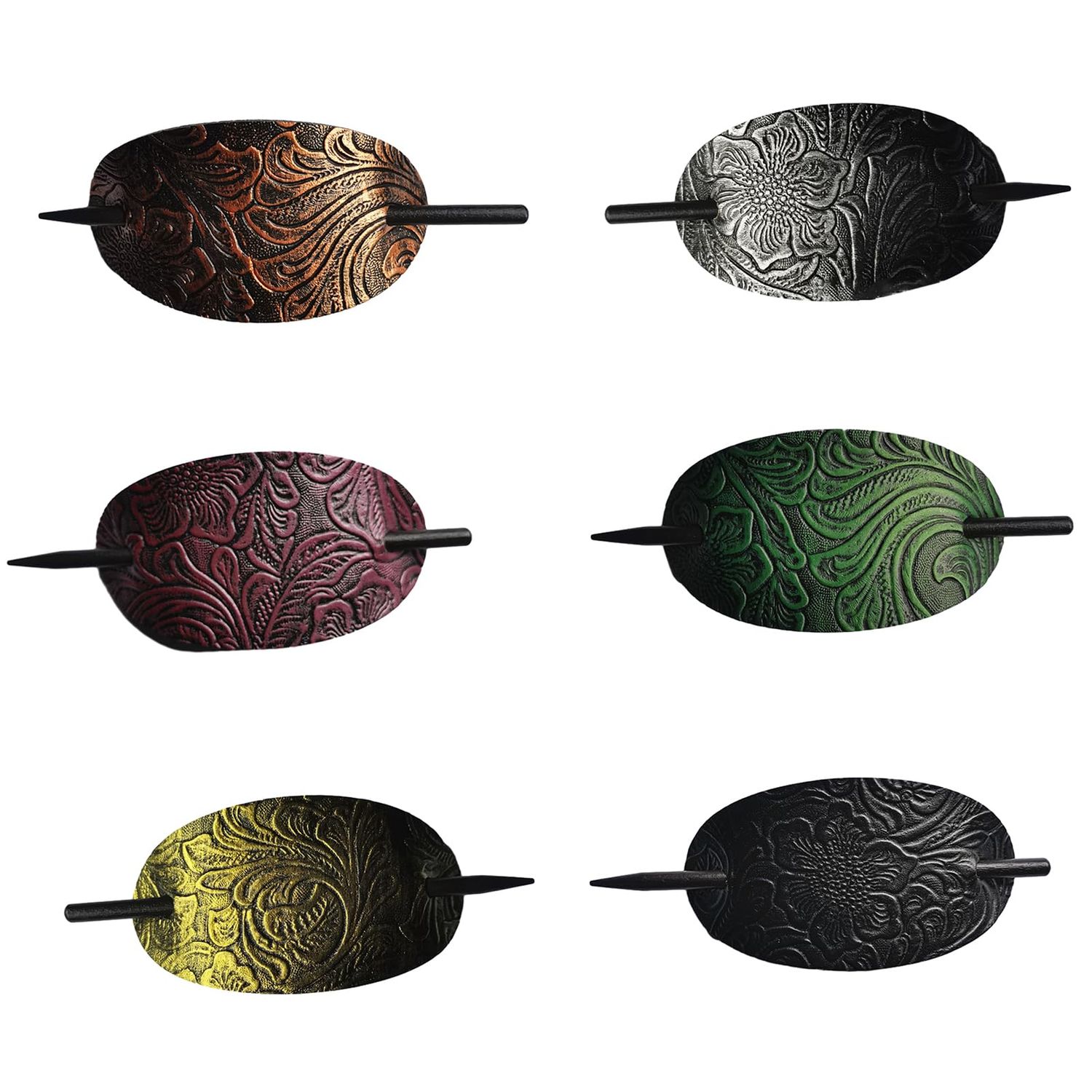 YS0911 Viking-Celtic Hair Clip Vintage Slide Hairpins Bun Knot Hair Sticks Hair Barrettes Accessories For Girls Women Gift Hair Pin, copper
