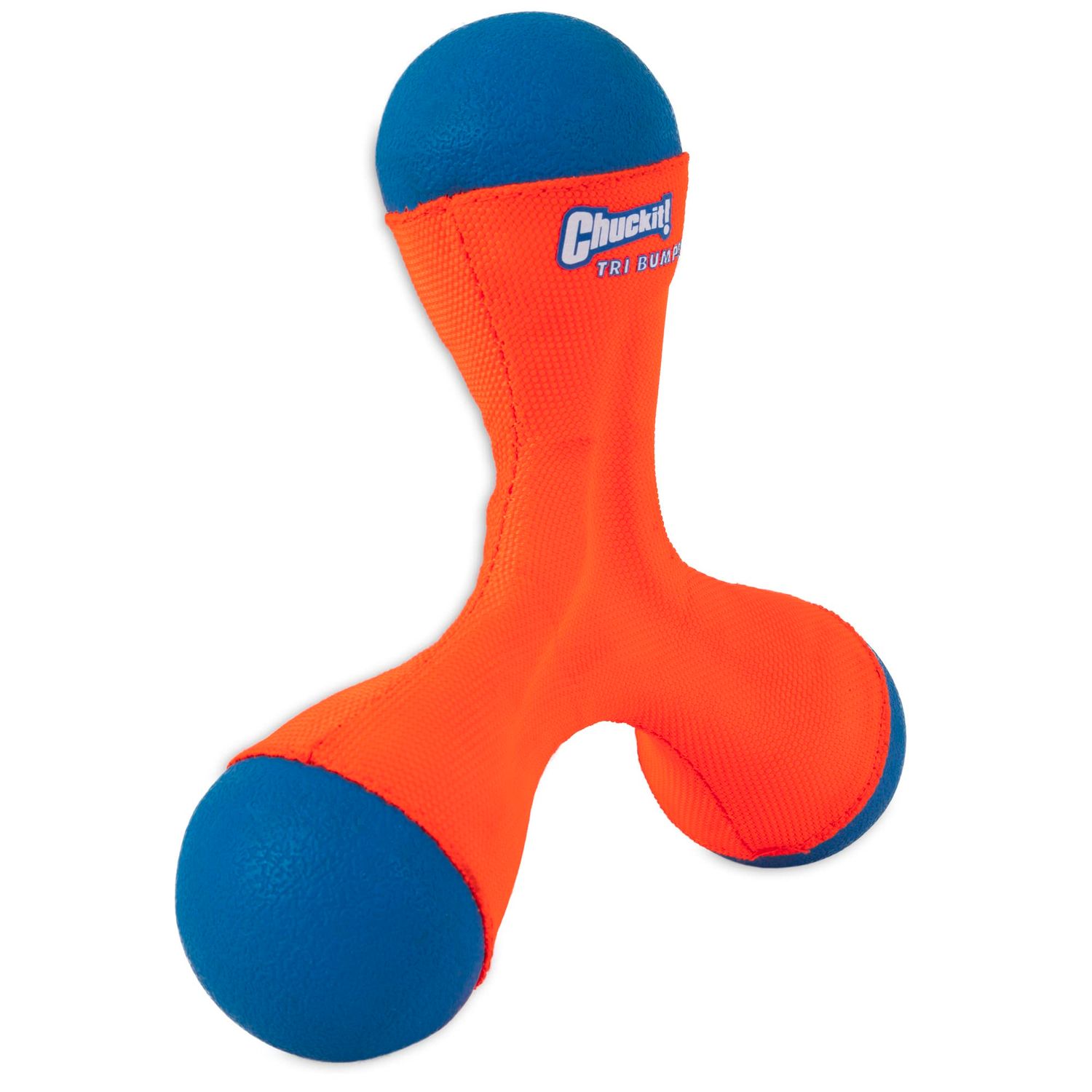 Chuckit! Amphibious Tri-Bumper Fetch Dog Toy, Medium (8.2 Inch),Black