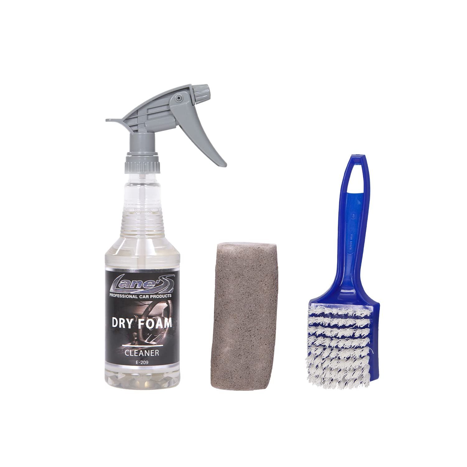 LANE'S Carpet Cleaner Scrub Brush Pet Hair Removal Kit, Carpet and Upholstery Cleaner, Stiff Nylon Bristle Carpet & Floor Mat Scrub Brush, Pet Hair Removal