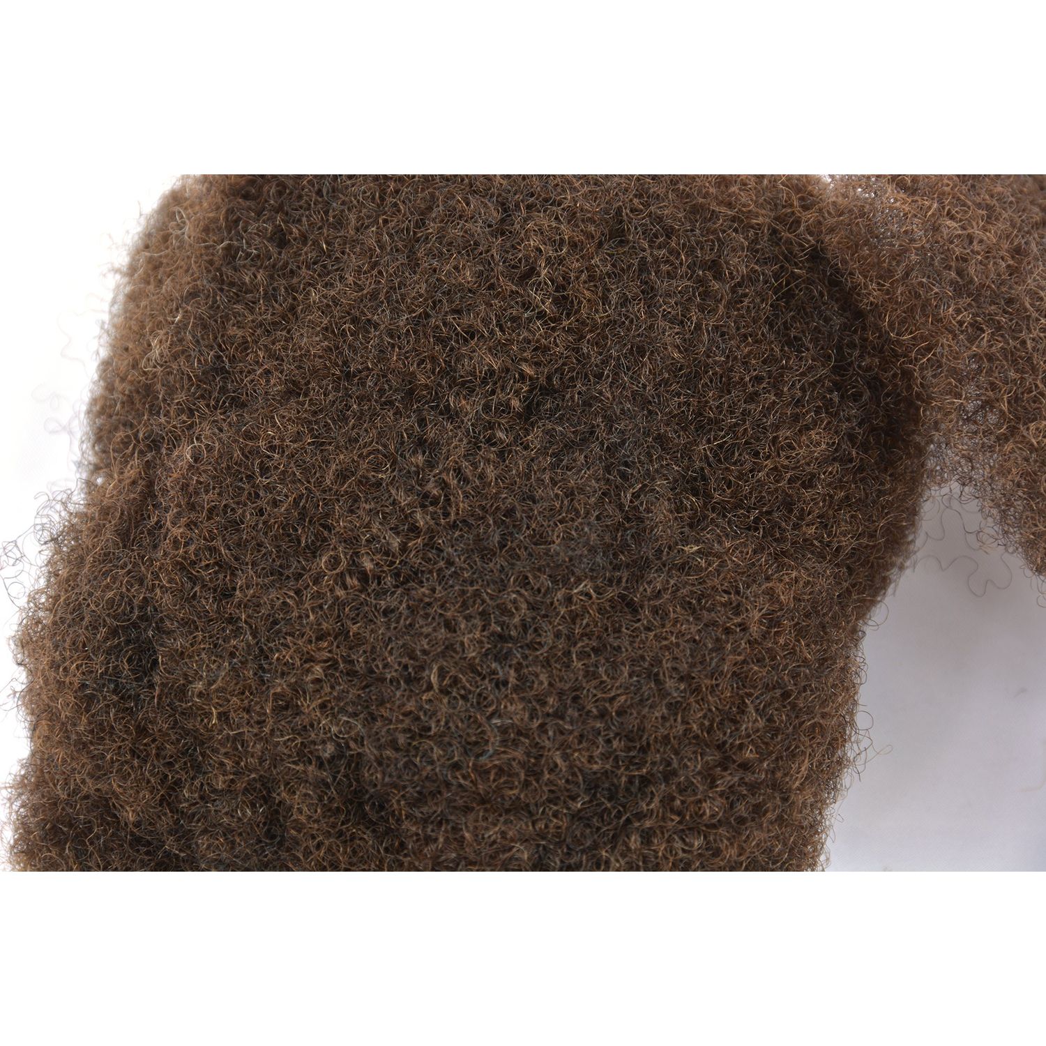 Capilli Tight Afro Kinky Human Hair 8", 2 Piece Bundle 2oz (1oz Each) (5-Medium Light Brown)