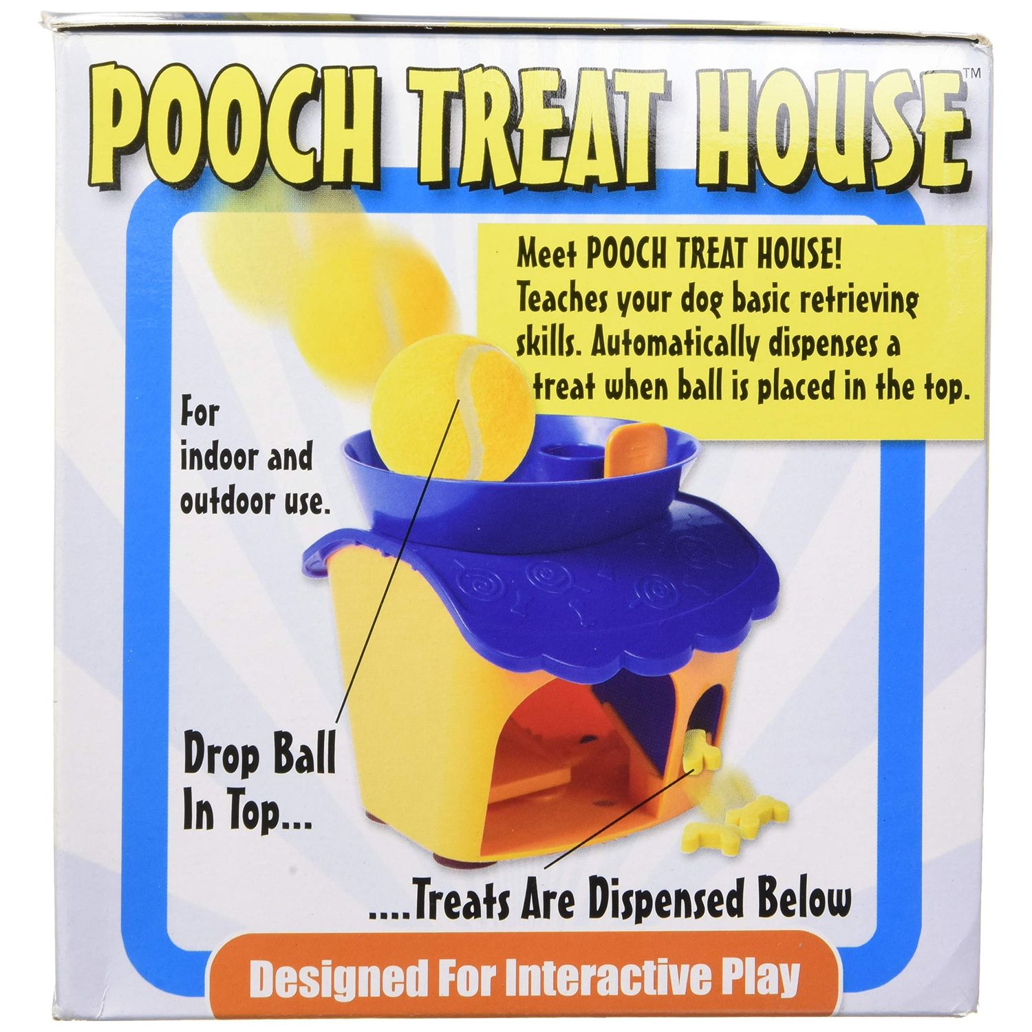 Pet Buddies PB4500 Pooch Treat House, Interactive Treat Dispenser