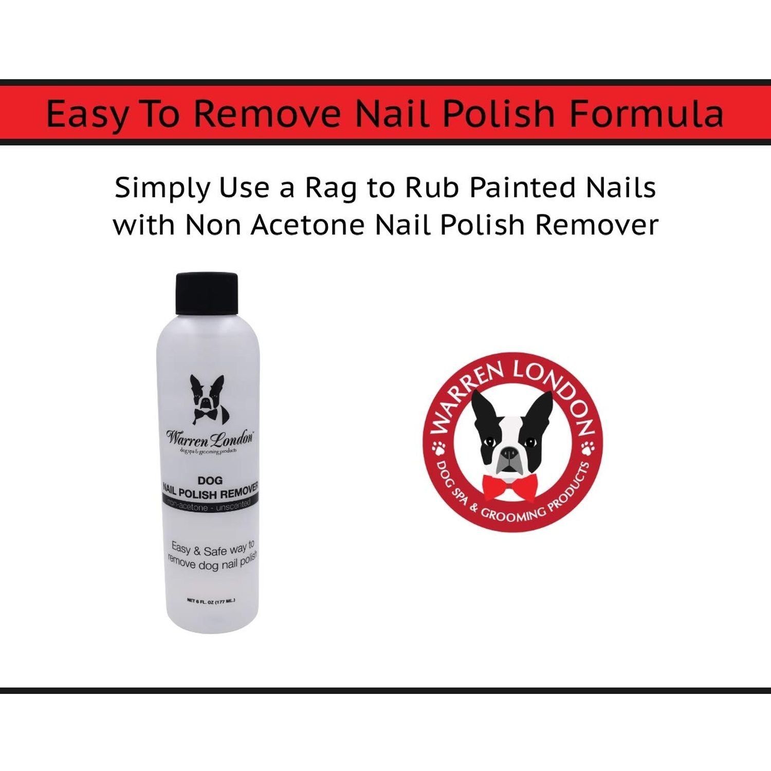 Warren London Pawdicure Dog Nail Polish Pens | Made in USA | Quick Dry, Low Odor, Non-Toxic Dog Accessories | Ideal for Dog Birthday, Dog Costume | Dries in Under 1 Minute | 13 Colors | Red