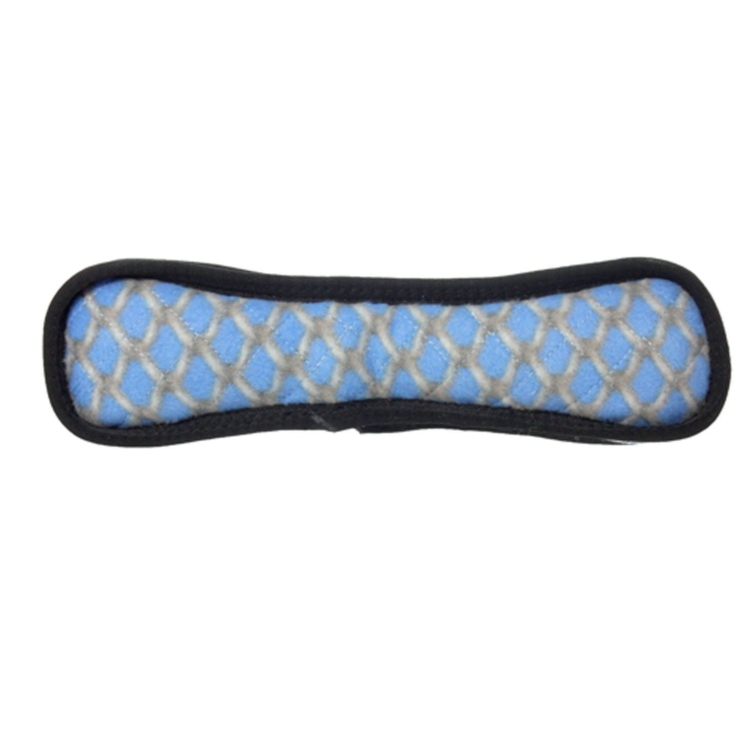 TUFFY - World's Tuffest Soft Dog Toy - MEGA Bone - Squeakers - Multiple Layers. Made Durable, Strong & Tough. Interactive Play (Tug, Toss & Fetch). Machine Washable & Floats (Chain Link)