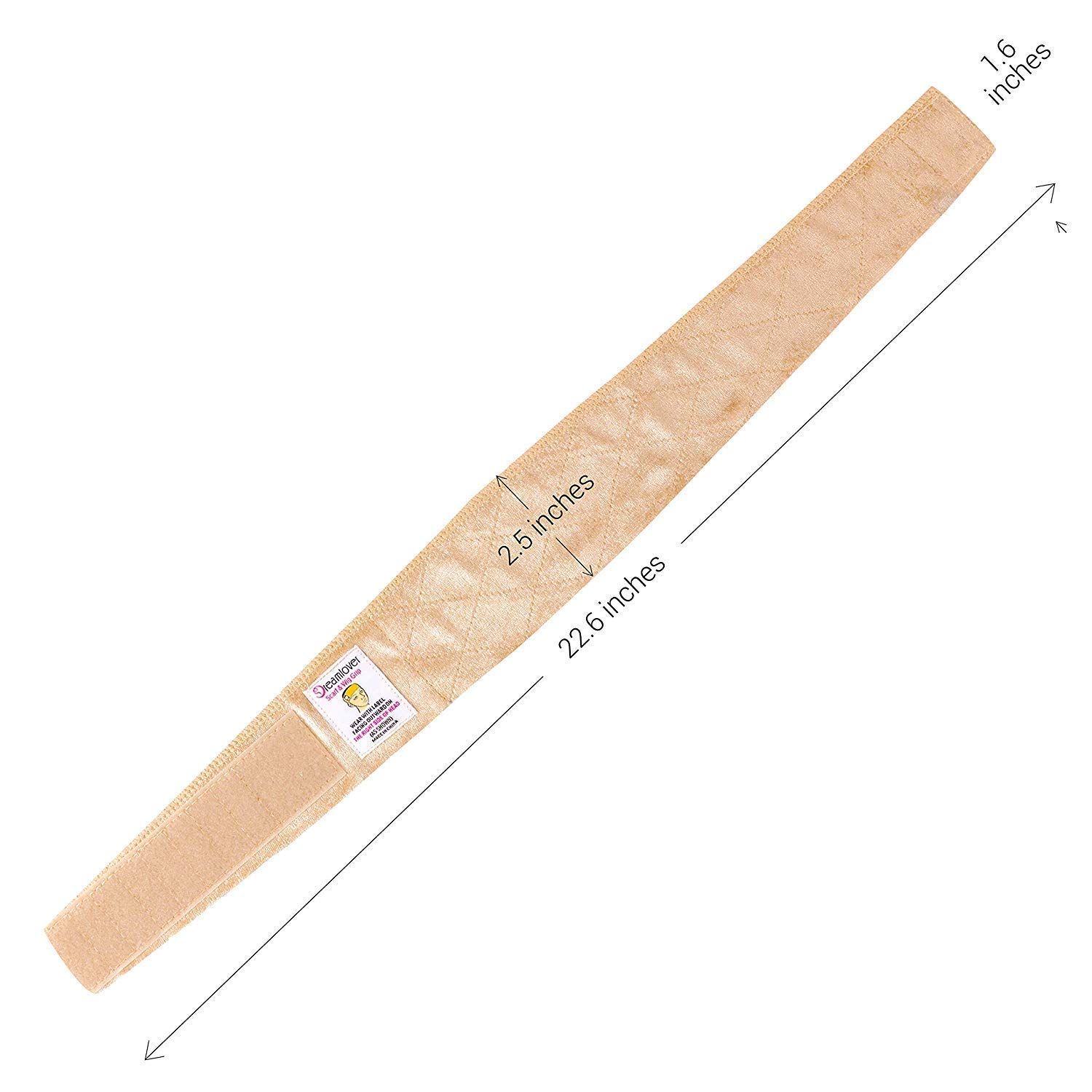Dreamlover Wig Grip Band, Wig Grip Headband for Women, Wig Grips for Keeping Wigs in Place, Nude, 2 Pieces
