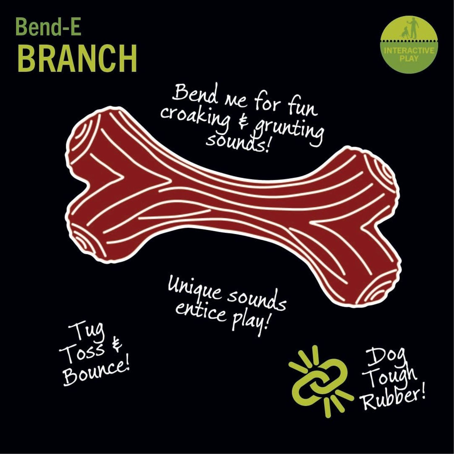 Starmark Bend-E Branch Small Dog Toy