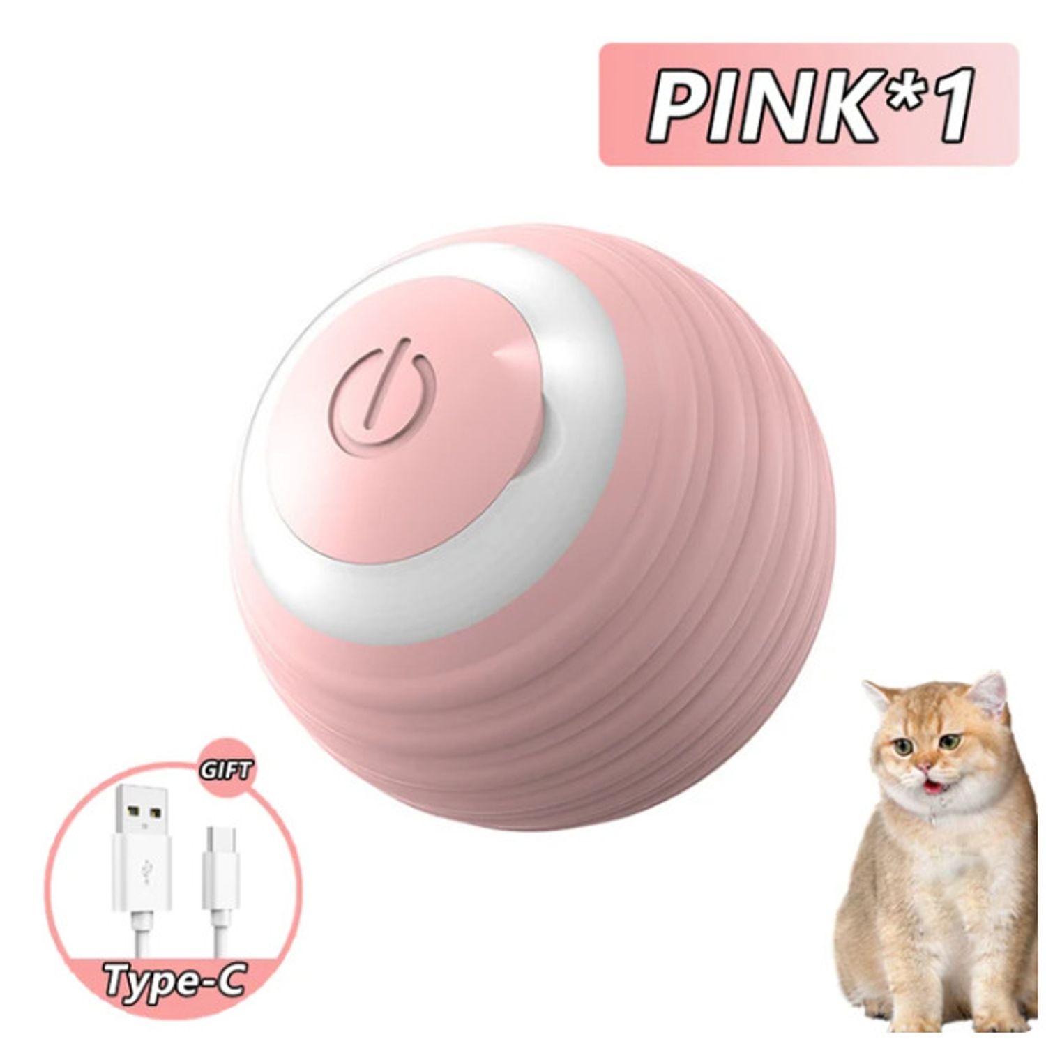 Cat Interactive Ball Smart Cat Toys Indoor Automatic Rolling Magic Ball Kitten