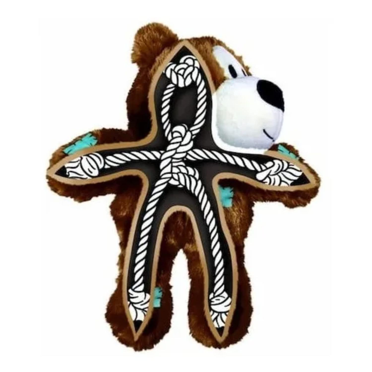 KONG Wild Knots Bears Durable Dog Toys Size:Small/Med Pack of 2 Small Breeds