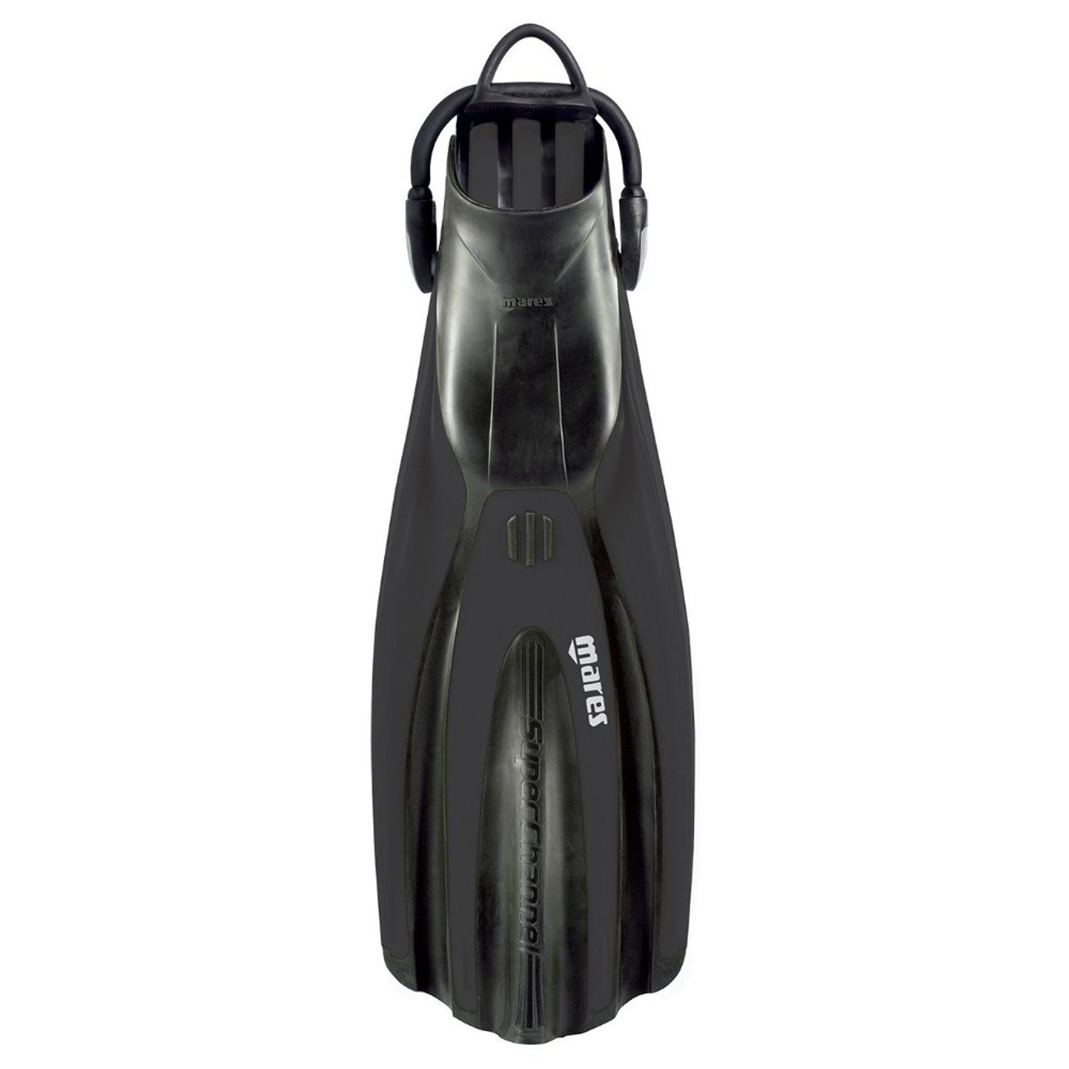 Mares Avanti Superchannel OH Open Heel Scuba Fins-Black-Small