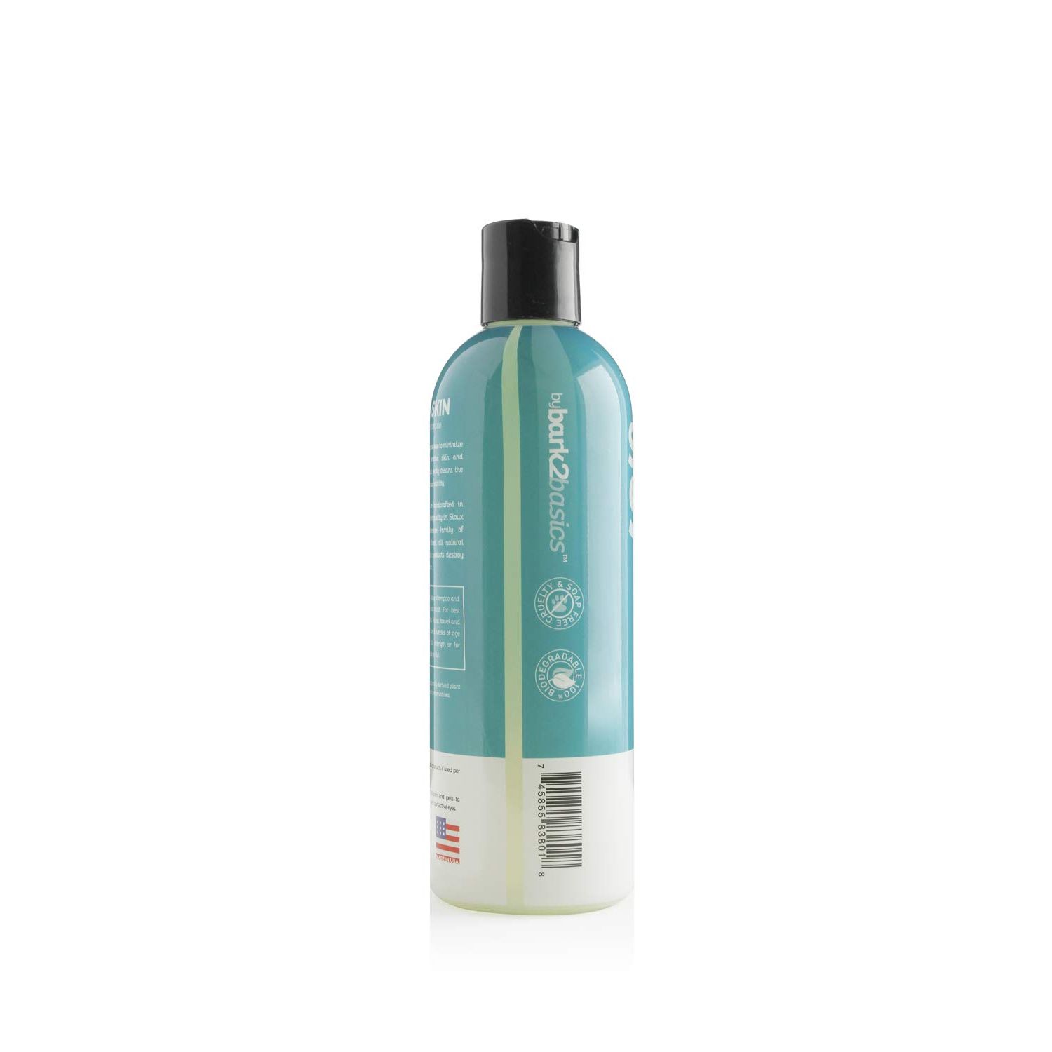 Bark 2 Basics Sensi-Skin Hypoallergenic Shampoo, 16 oz - Naturally Derived, Sensitive Skin Pet Shampoo, Gentle, No Fragrance, Non-Irritating, for Dogs with Allergies and Dry, Itchy Skin