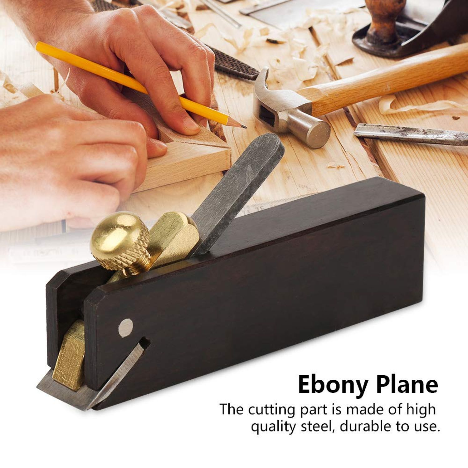 Mini Ebony Wood Hand Planer DIY Woodworking Tool
