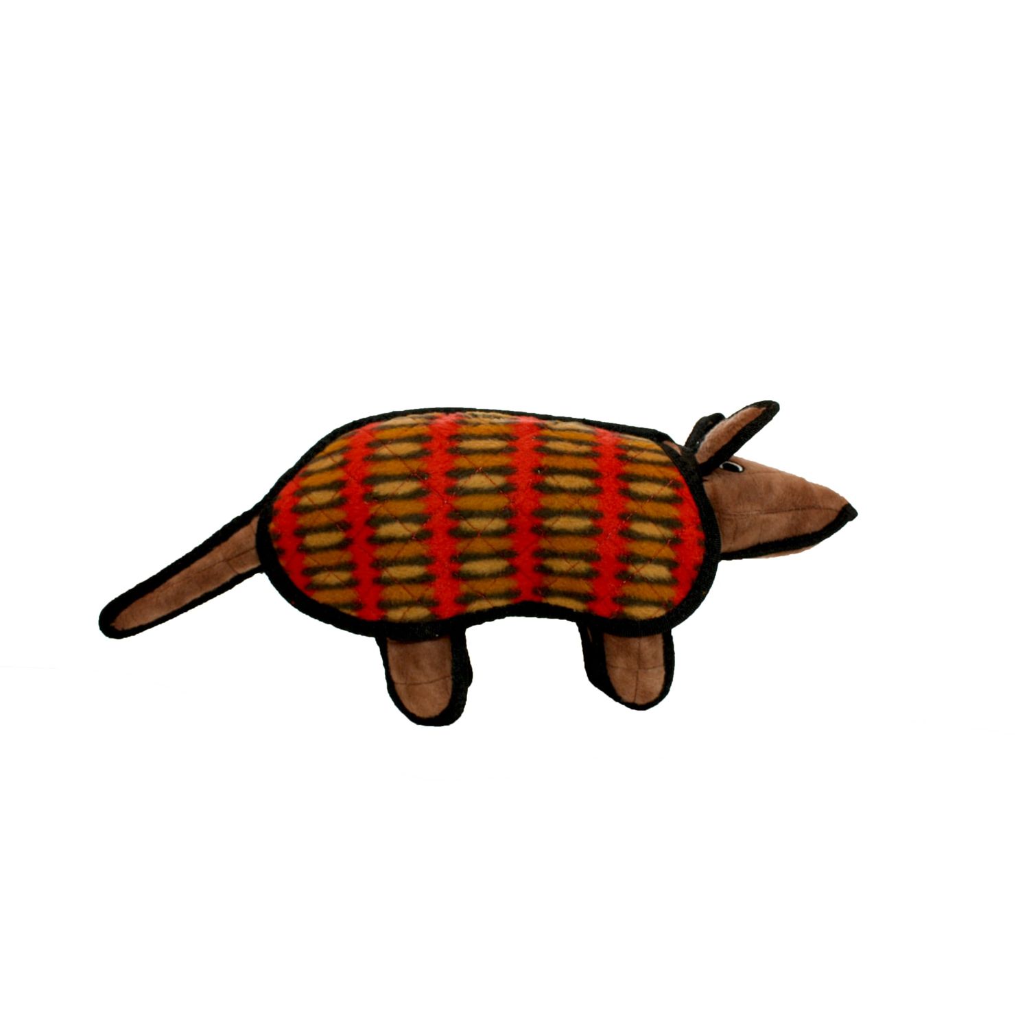 TUFFY - World's Tuffest Soft Dog Toy - Desert Armadillo - Squeakers- Multiple Layers. Made Durable, Strong & Tough. Interactive Play (Tug, Toss & Fetch). Machine Washable & Floats. (Regular)