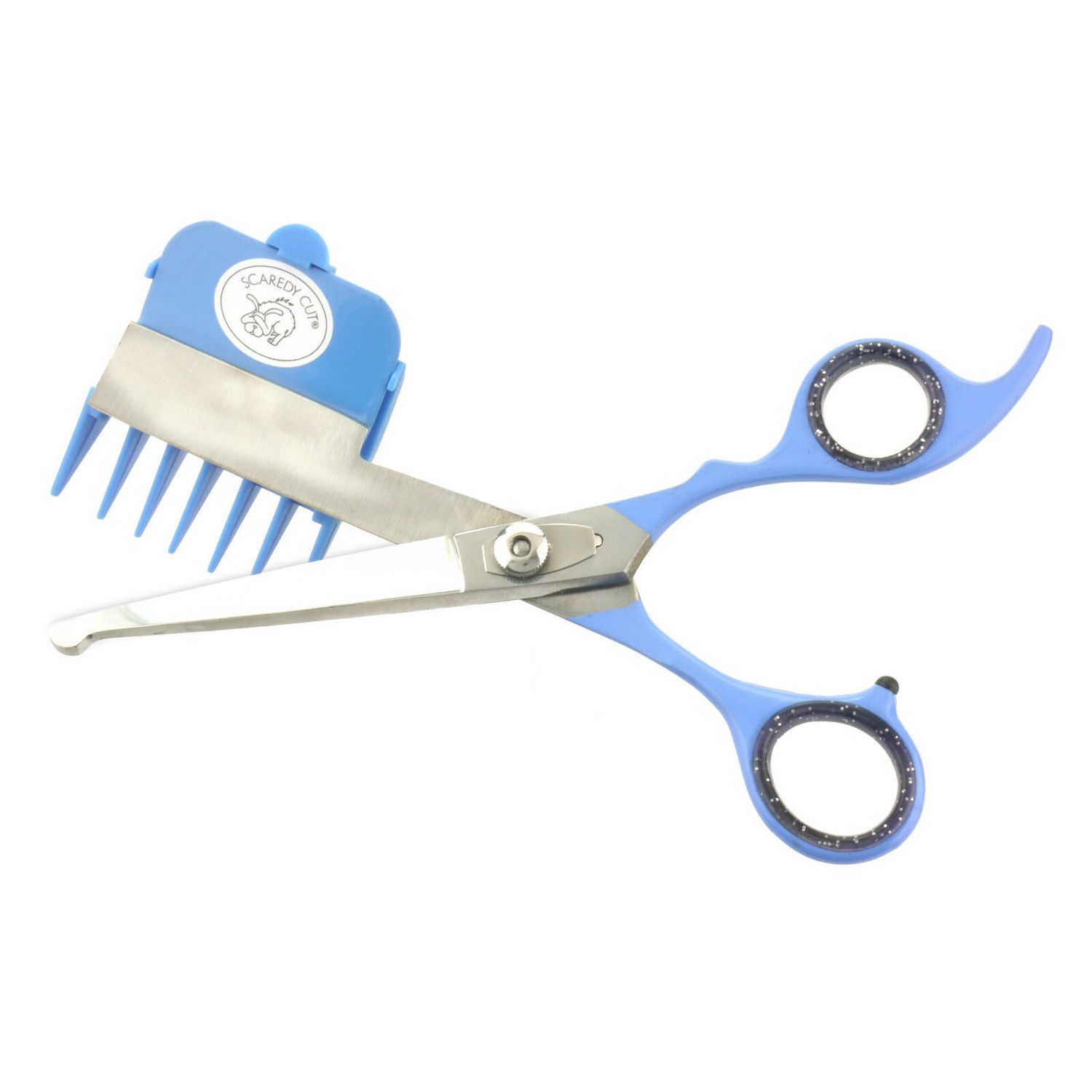 SCAREDY CUT Silent Pet Grooming Kit for Guinea Pigs, BLUE