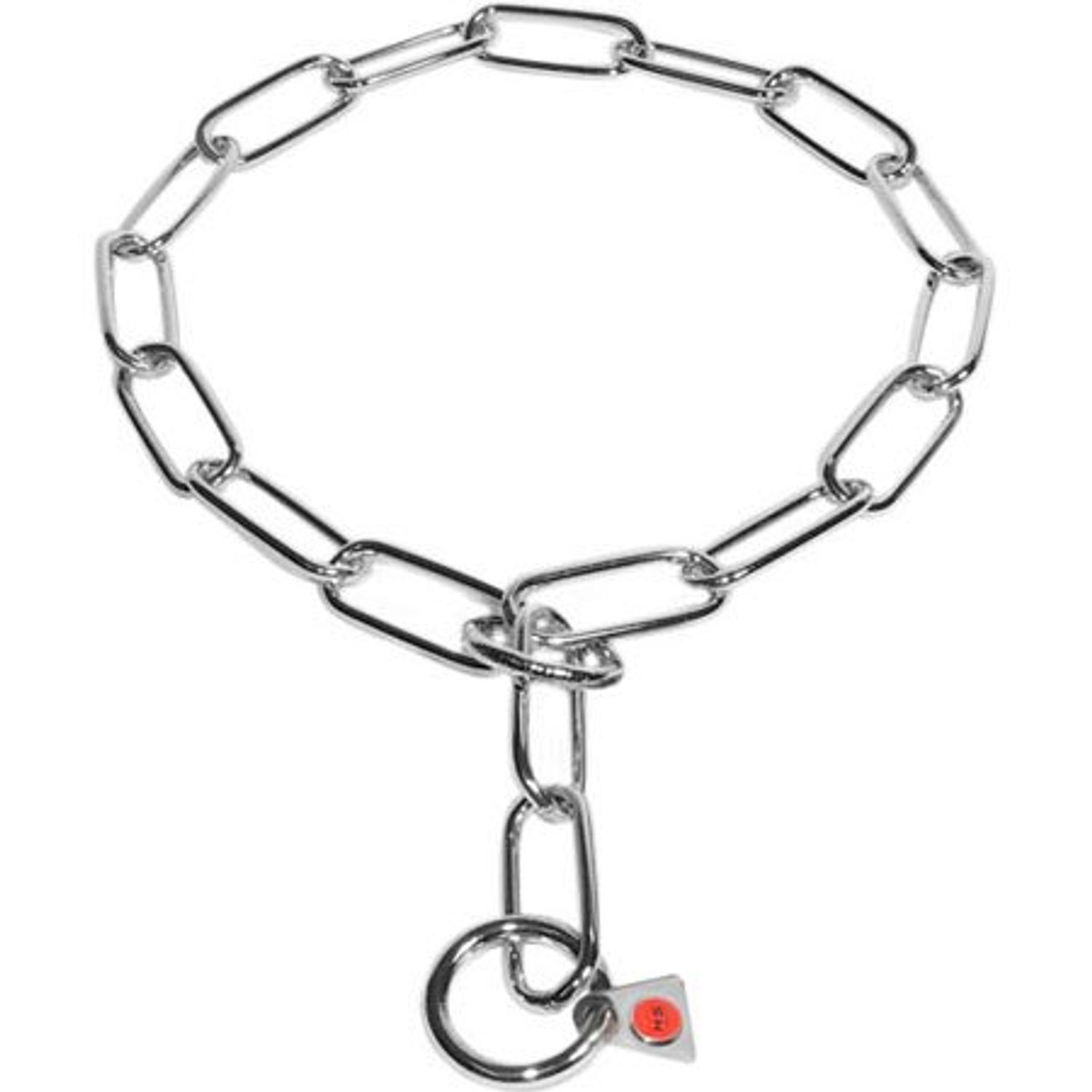 Herm Sprenger Fur Saver Long Links Dog Collar Made of Stainless Steel | Size 25 inches by 4.0 mm