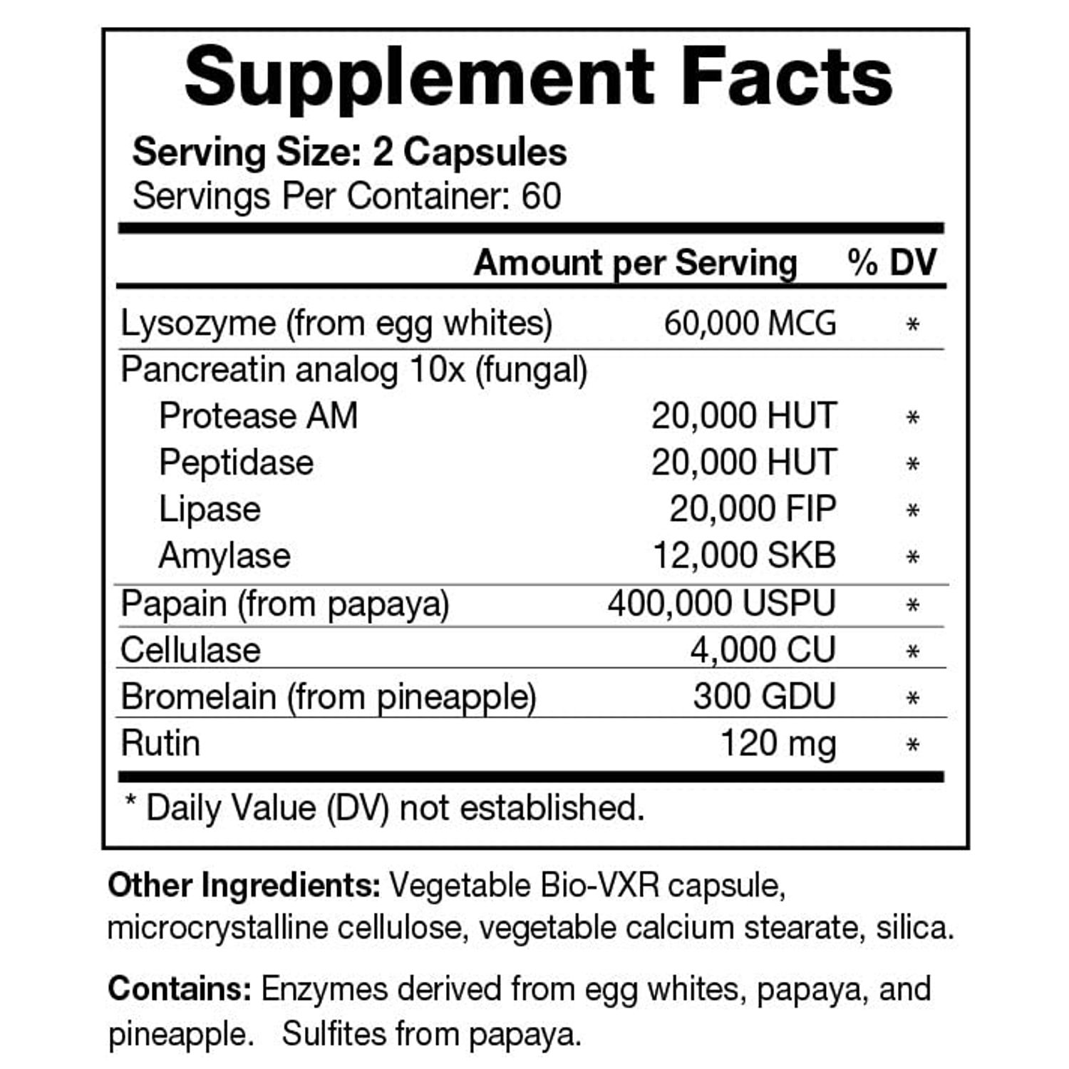 BIO-DESIGN Lysozyme 120ct caps