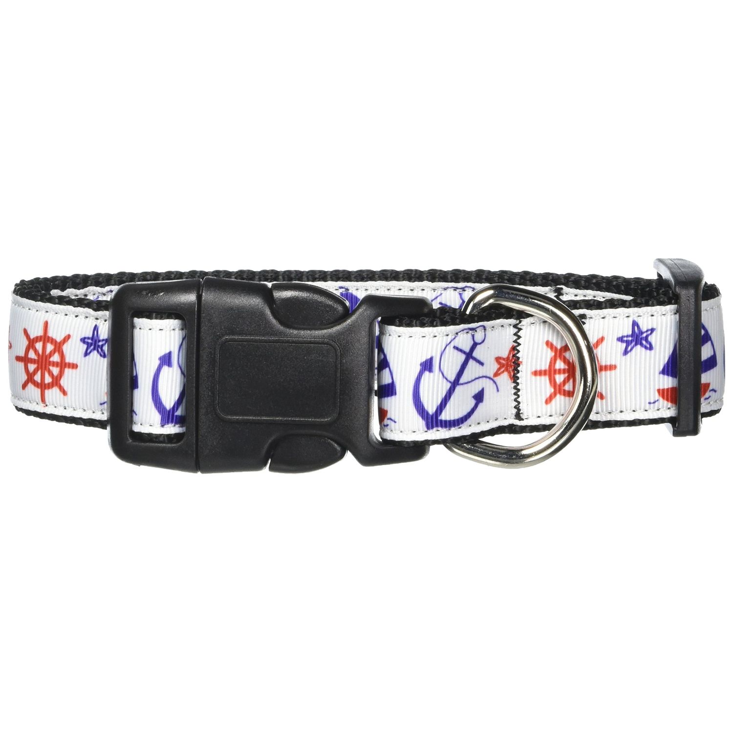 Mirage Pet Products Anchors Away Dog Collar, Medium