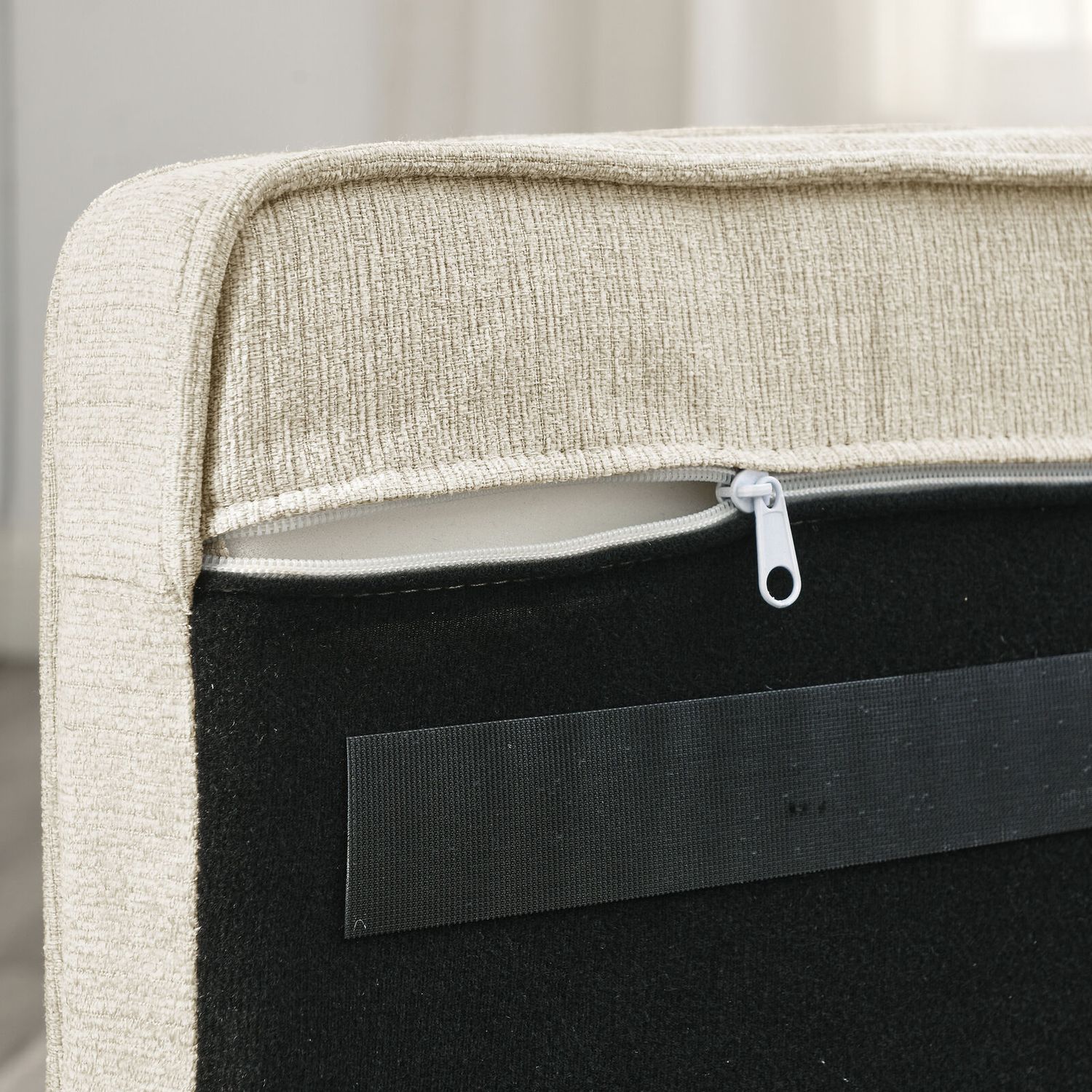 Modern Rectangle Dog Bed for Medium Large Dogs Dog Sofa Beds Pet Couch Bed Beige
