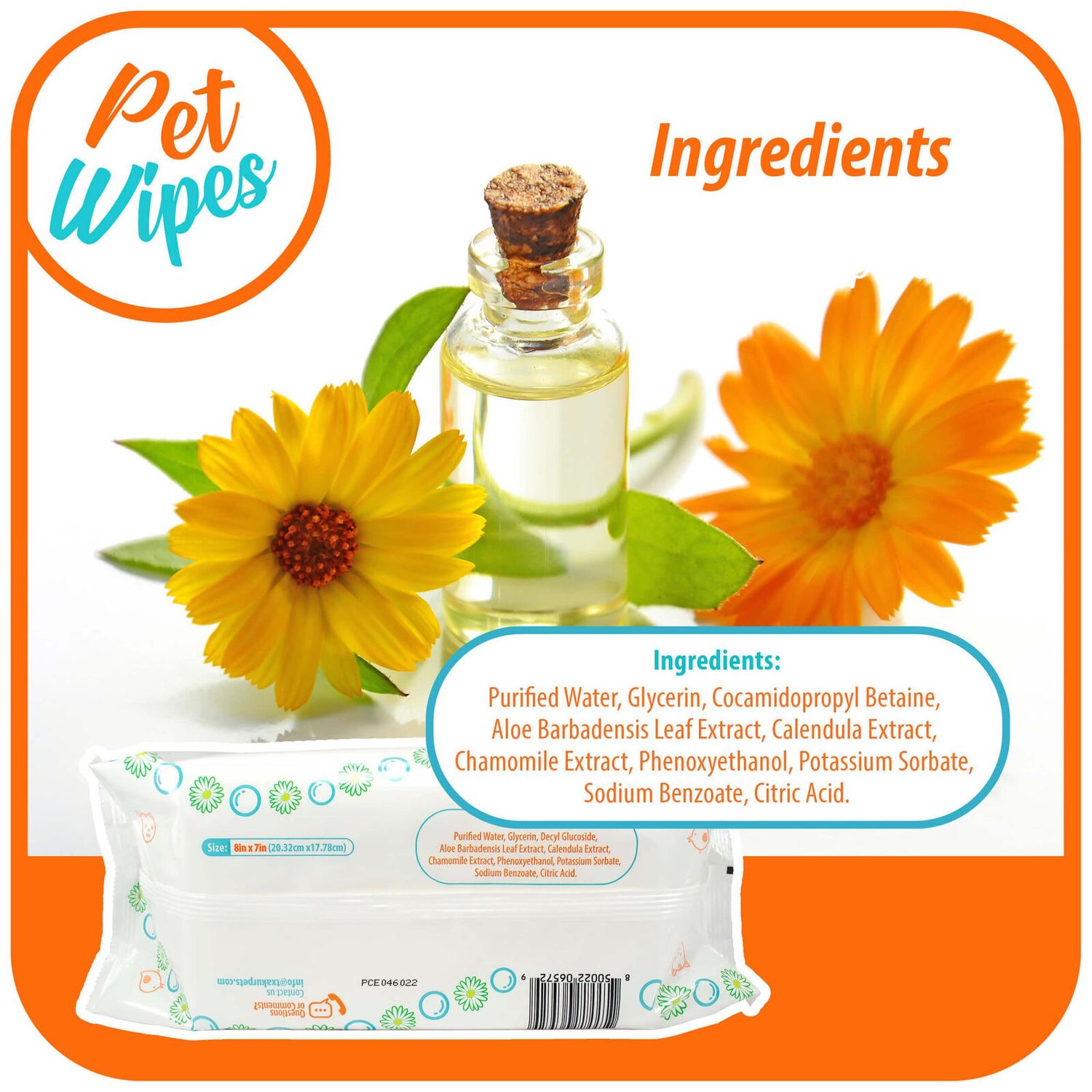 Txakur pet wipes for dogs and cats hypoallergenic natural products for cleansing