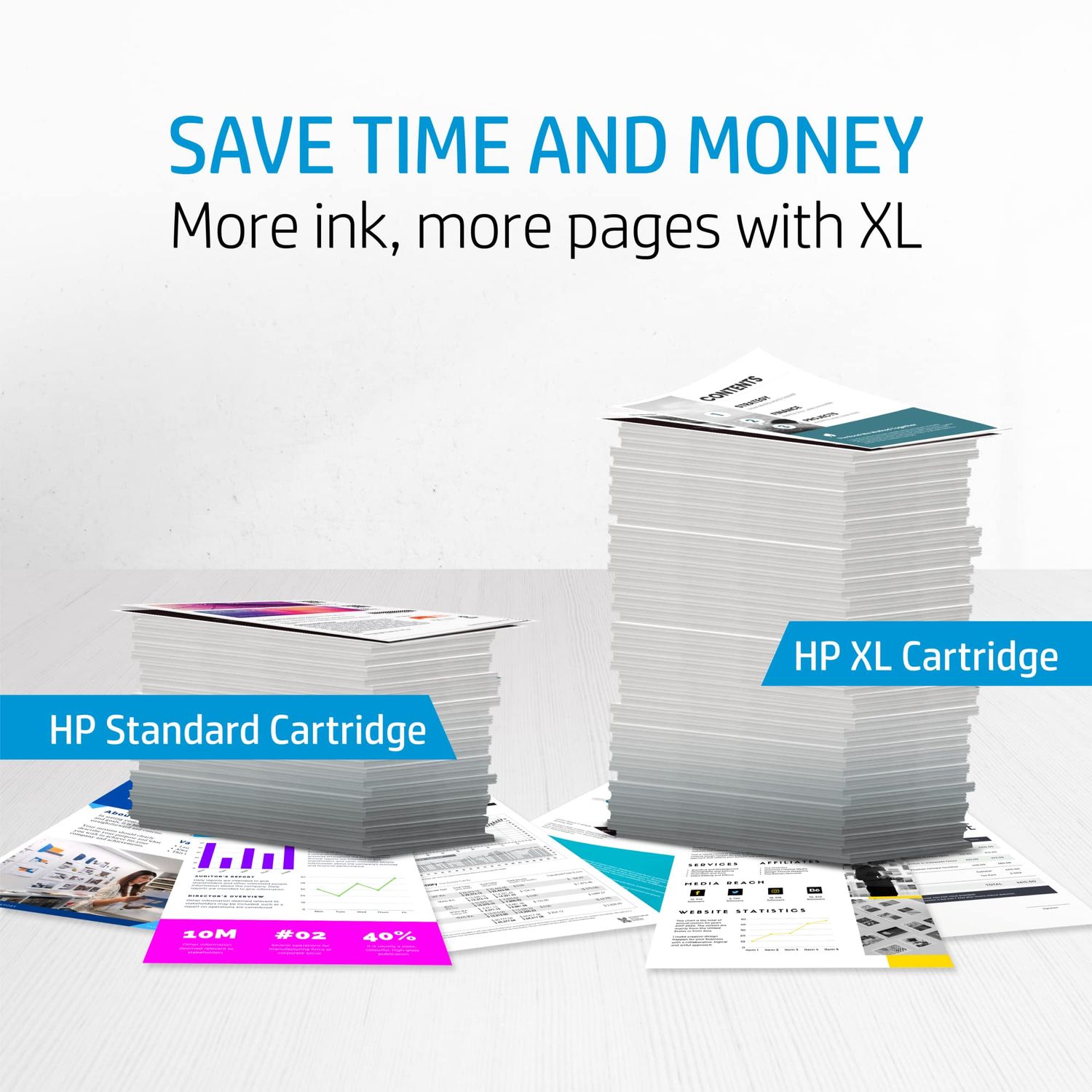 HP 952 / 952XL (N9K28AN) Ink Cartridges (Cyan Magenta Yellow Black) 4-Pack in Retail Packaging