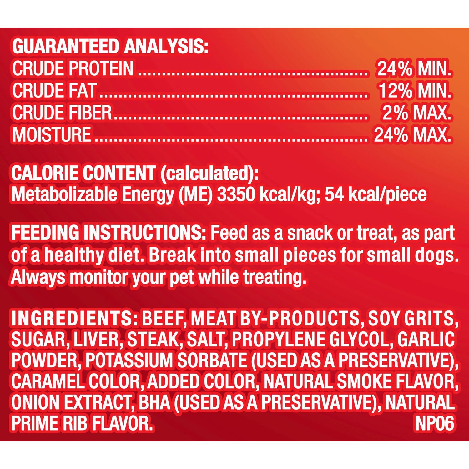 Pup-Peroni Original Prime Rib Flavor Dog Treats, 22.5 Ounce Bag