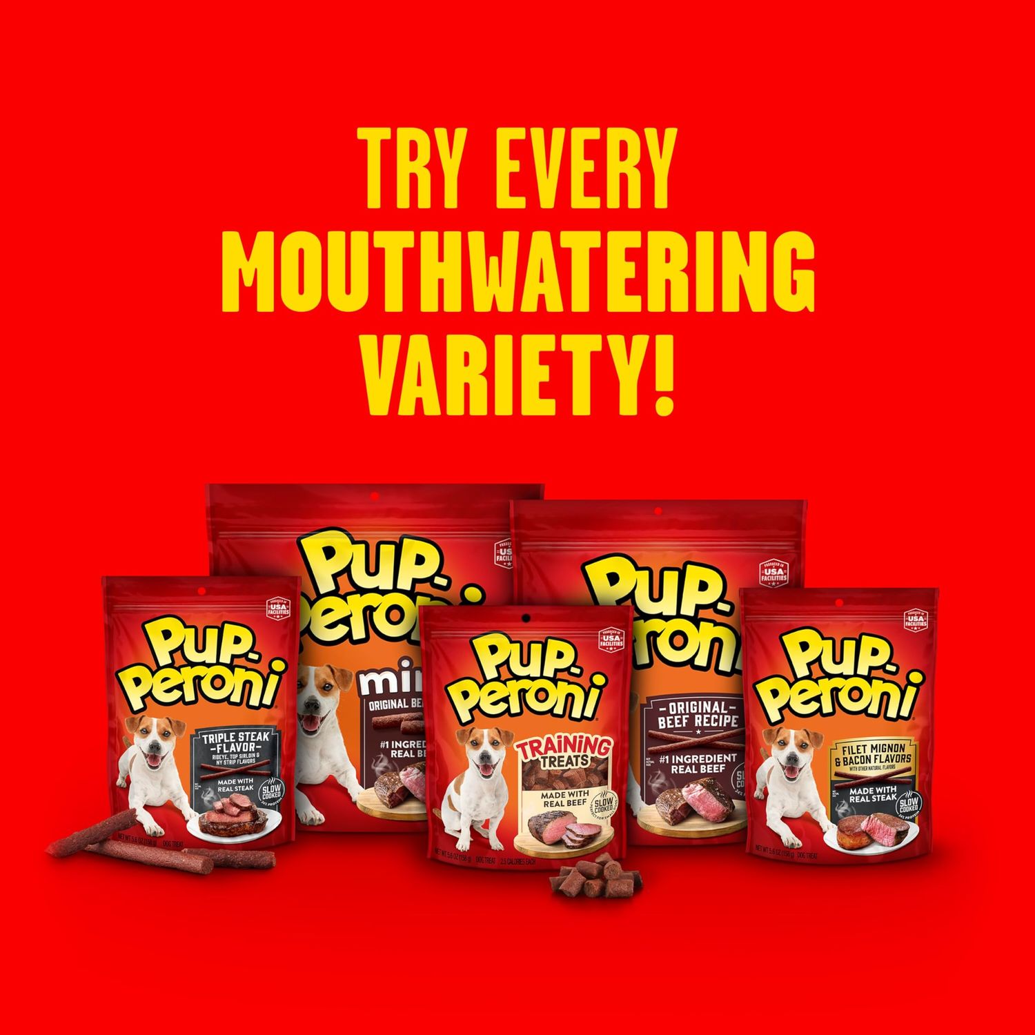 Pup-Peroni Dog Treats, Original Beef Flavor, 38 Ounce, Made with Real Beef