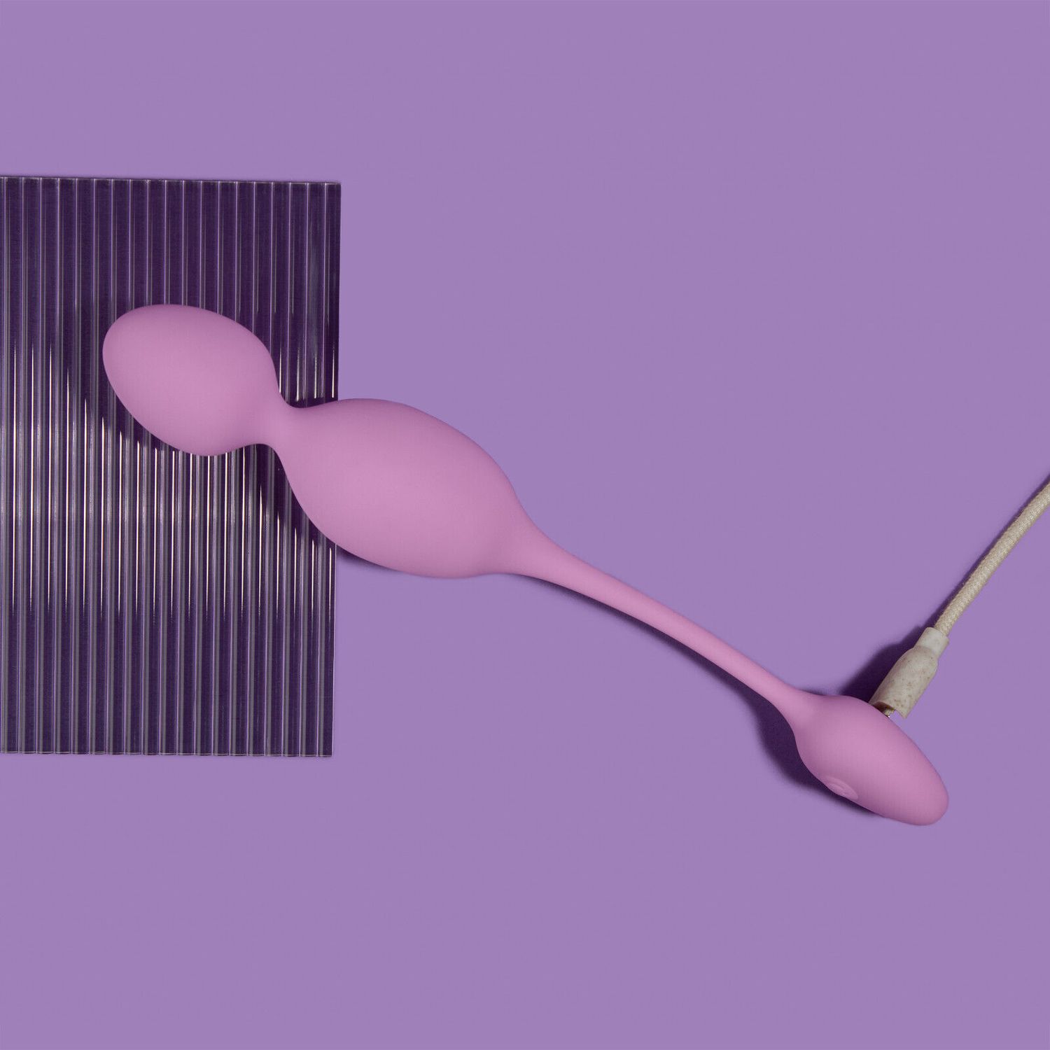 Blush Raine Silicone Smooth Wireless Remote Control Vibrating Kegel Ball Trainer