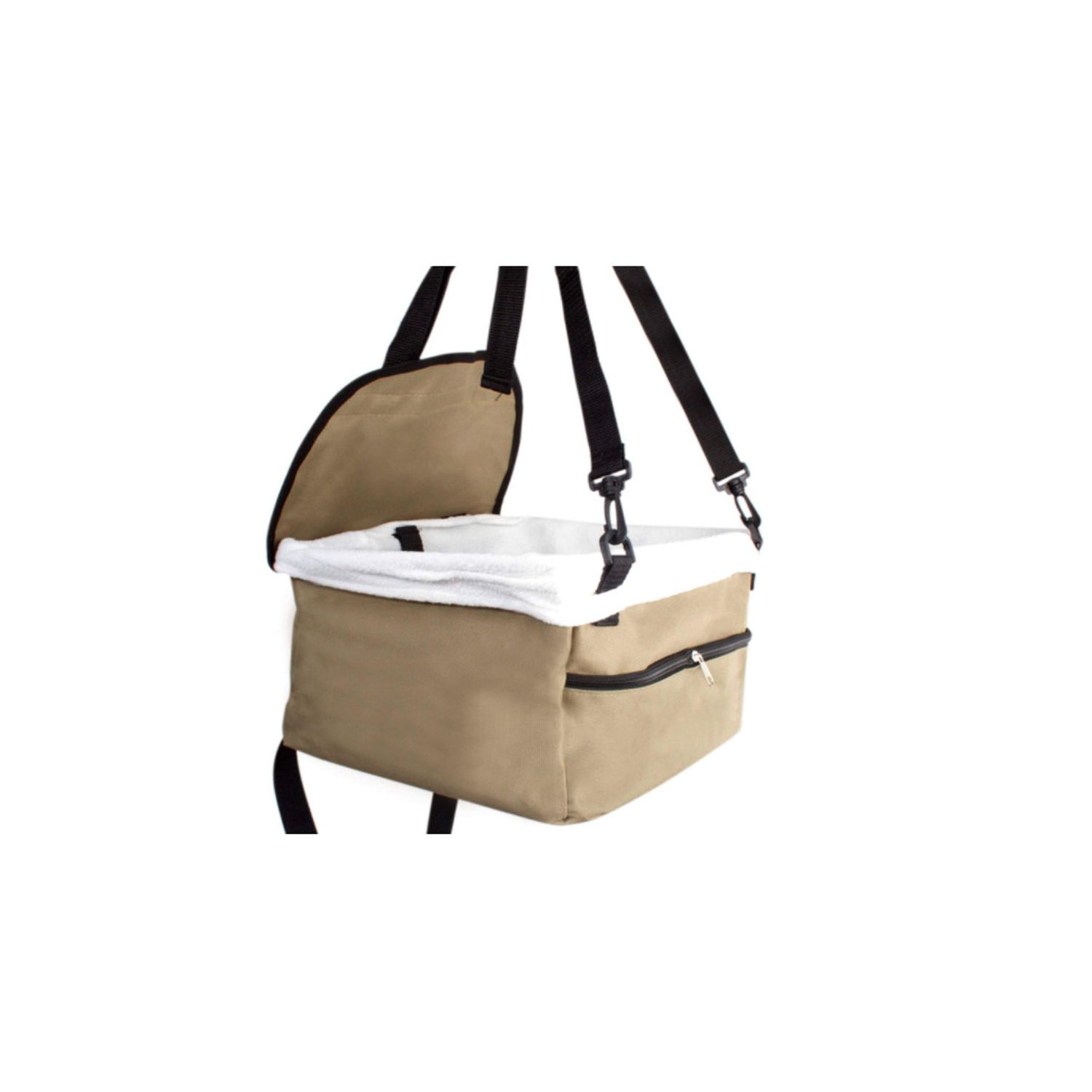 Pet Carrier Car Seat Booster Dog Cat Puppy Kitten Travel Portable Safety Zipper