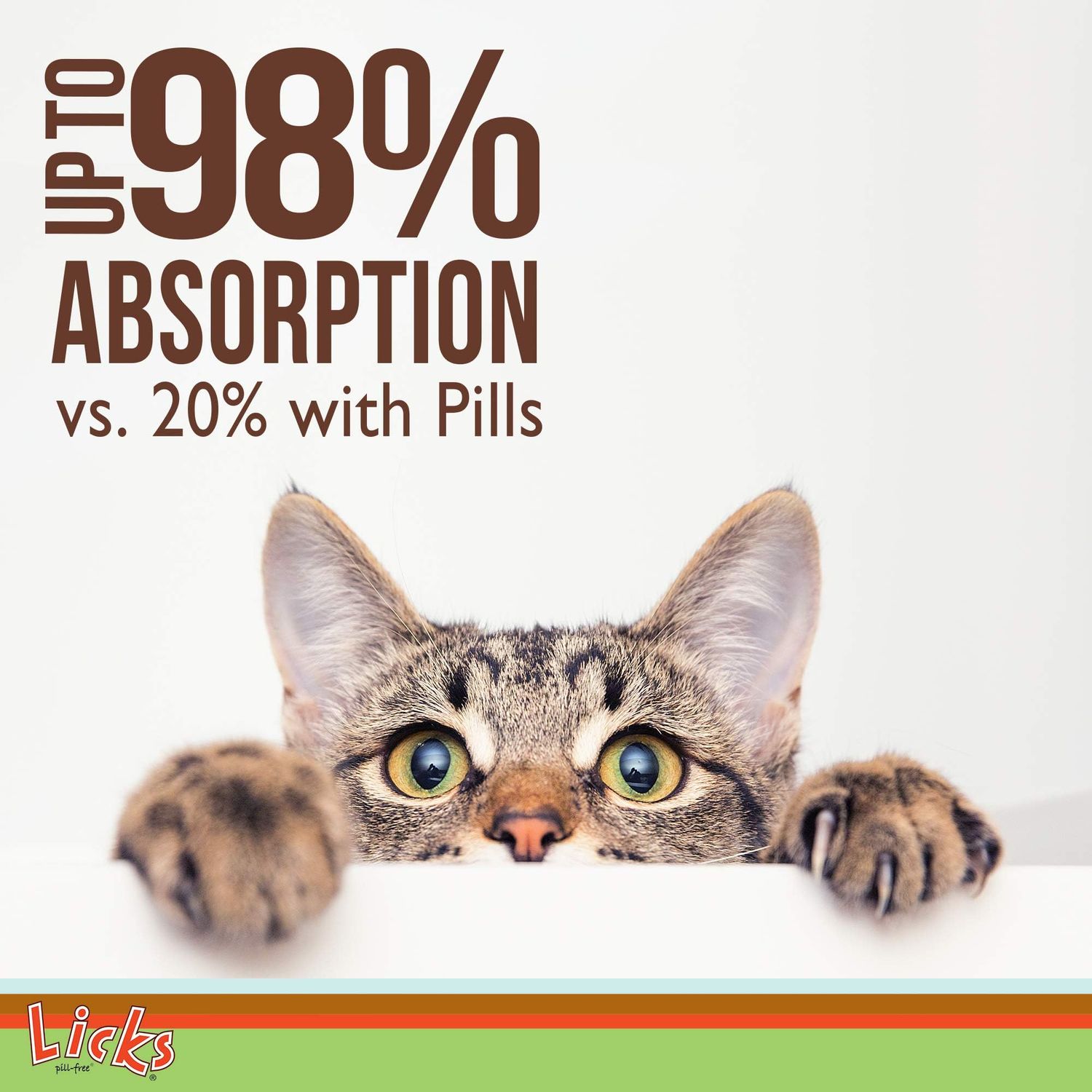 Licks Pill-Free Cat Immunity - Immune Support Cat Supplies - Respiratory Supplements - Health Supplies - Gel Packets - 10 Use